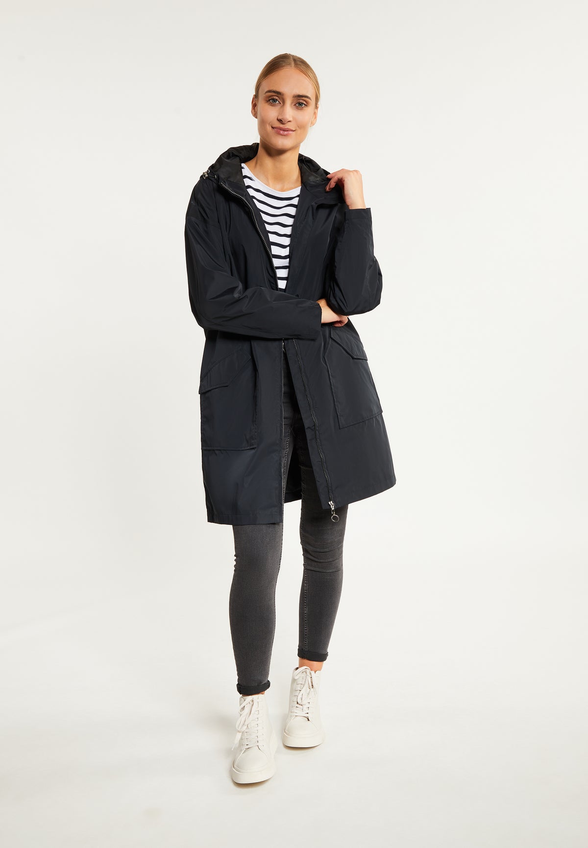 DreiMaster Maritim Women's Übergangsmantel - recyceltes Material