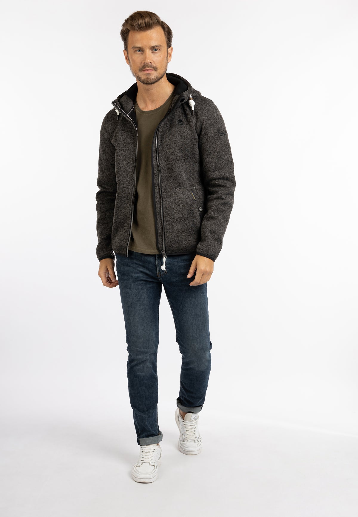 Schmuddelwedda Men's Strickfleecejacke
