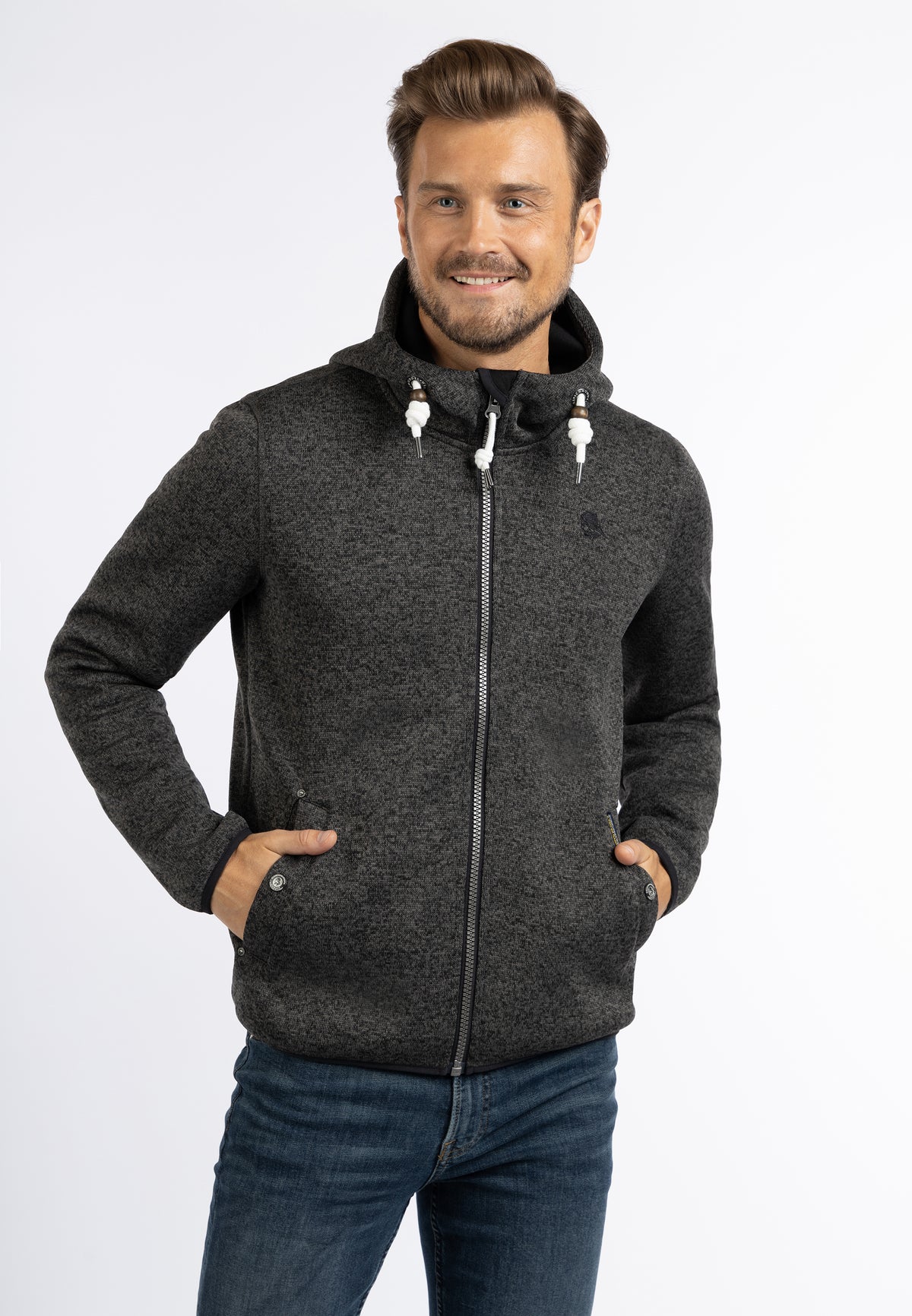 Schmuddelwedda Men's Strickfleecejacke