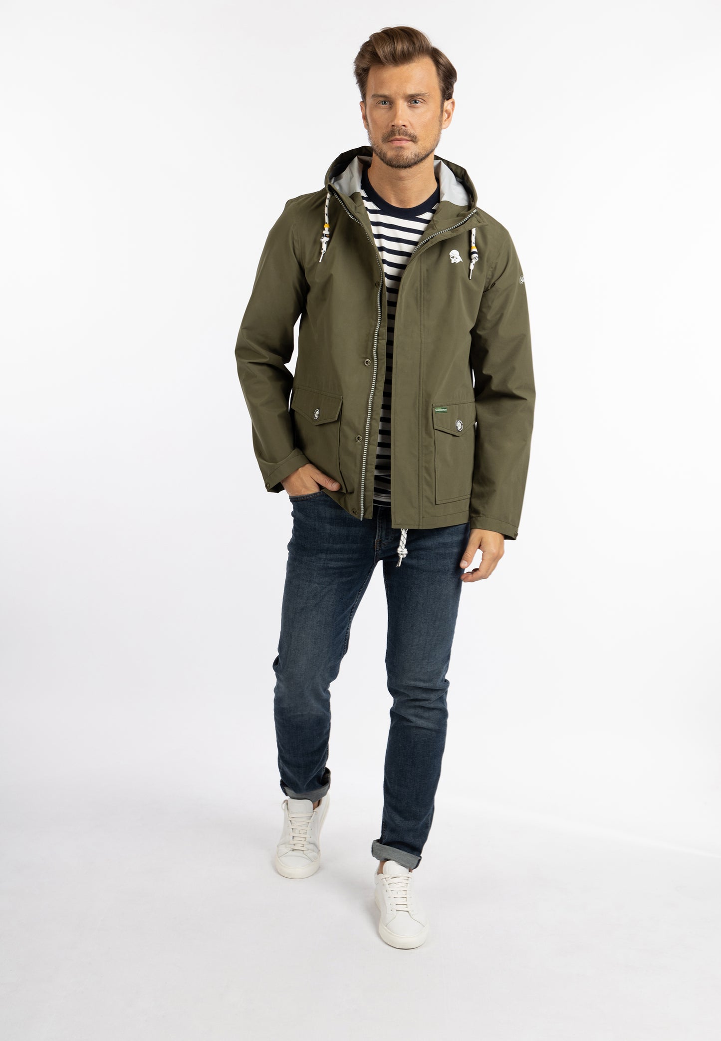 Schmuddelwedda Herren Regenjacke Recyceltes Material