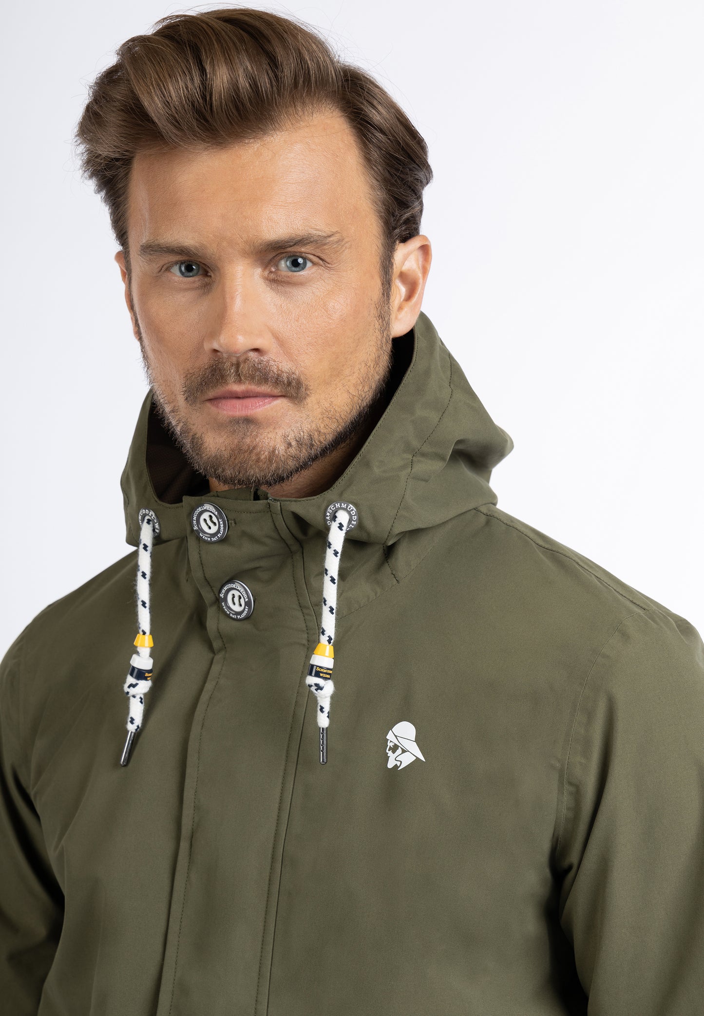 Schmuddelwedda Herren Regenjacke Recyceltes Material