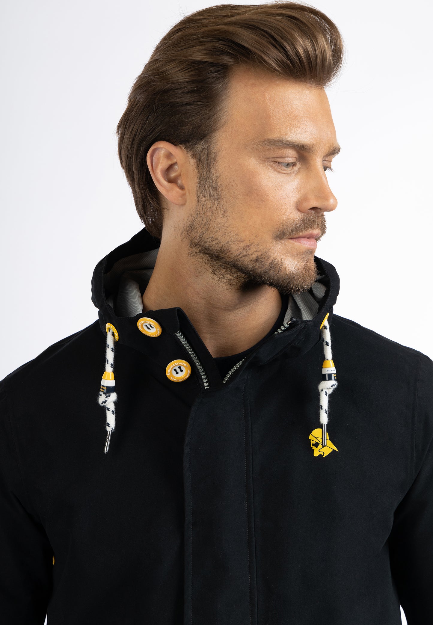 Schmuddelwedda Herren Regenjacke Recyceltes Material