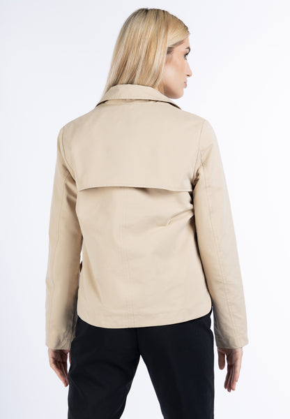 DreiMaster Klassik Women's Short Trench Jacket - Schmuddelwedda Shop