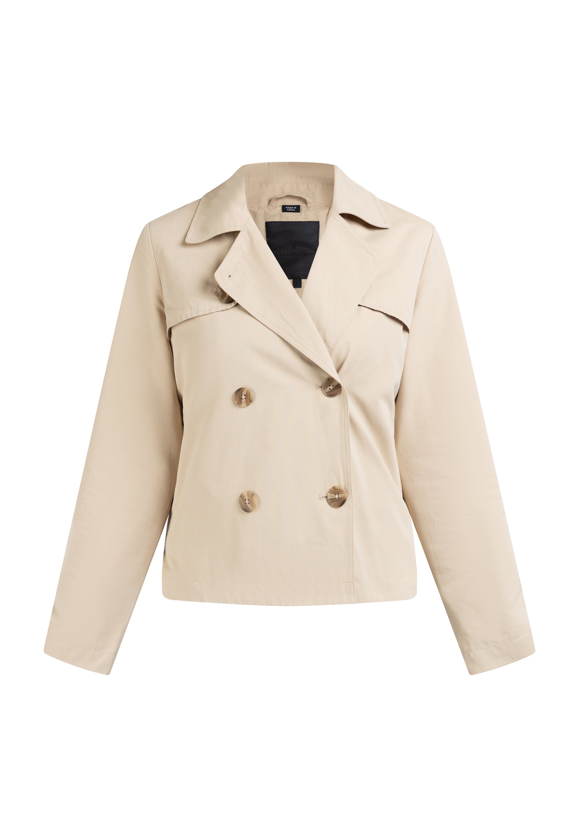 DreiMaster Klassik Women's Short Trench Jacket - Schmuddelwedda Shop