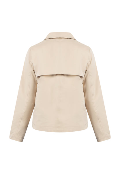 DreiMaster Klassik Women's Short Trench Jacket - Schmuddelwedda Shop