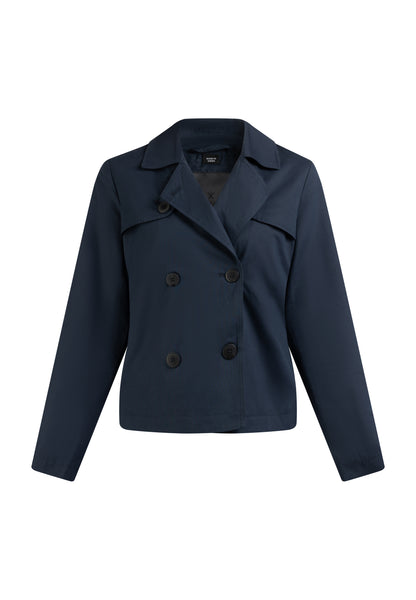 DreiMaster Klassik Women's Short Trench Jacket - Schmuddelwedda Shop