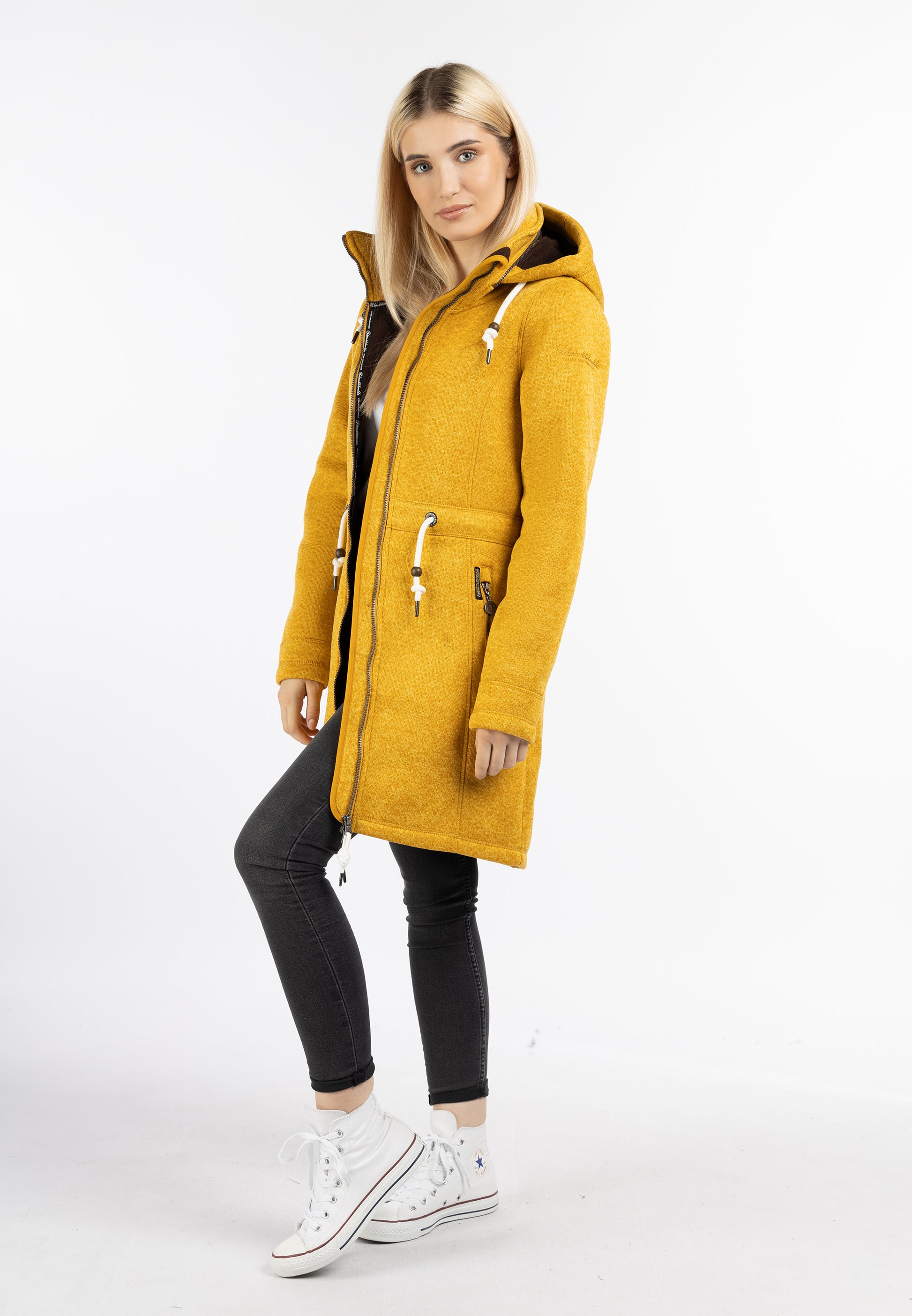 Schmuddelwedda Women's Knit Fleece Coat - Schmuddelwedda Shop