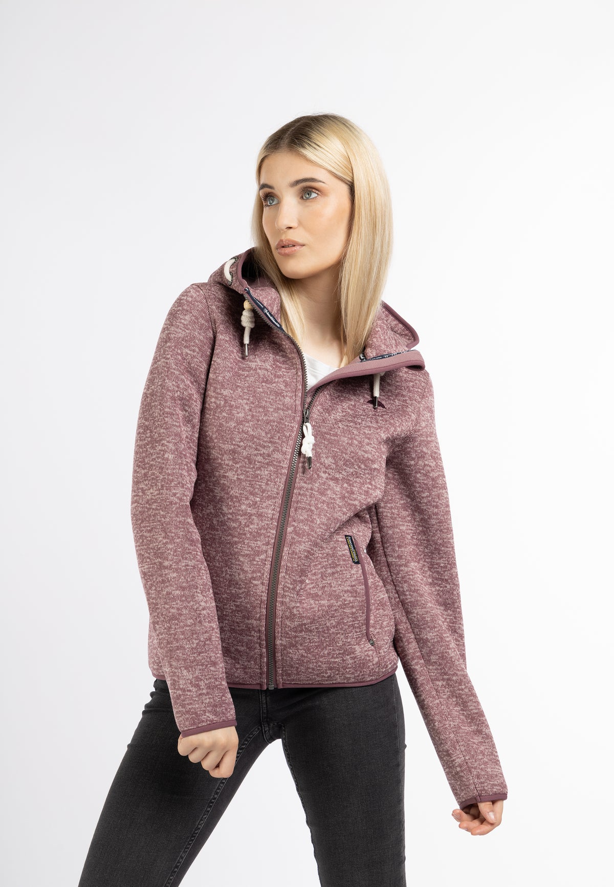 Schmuddelwedda Damen-Strickfleecejacke