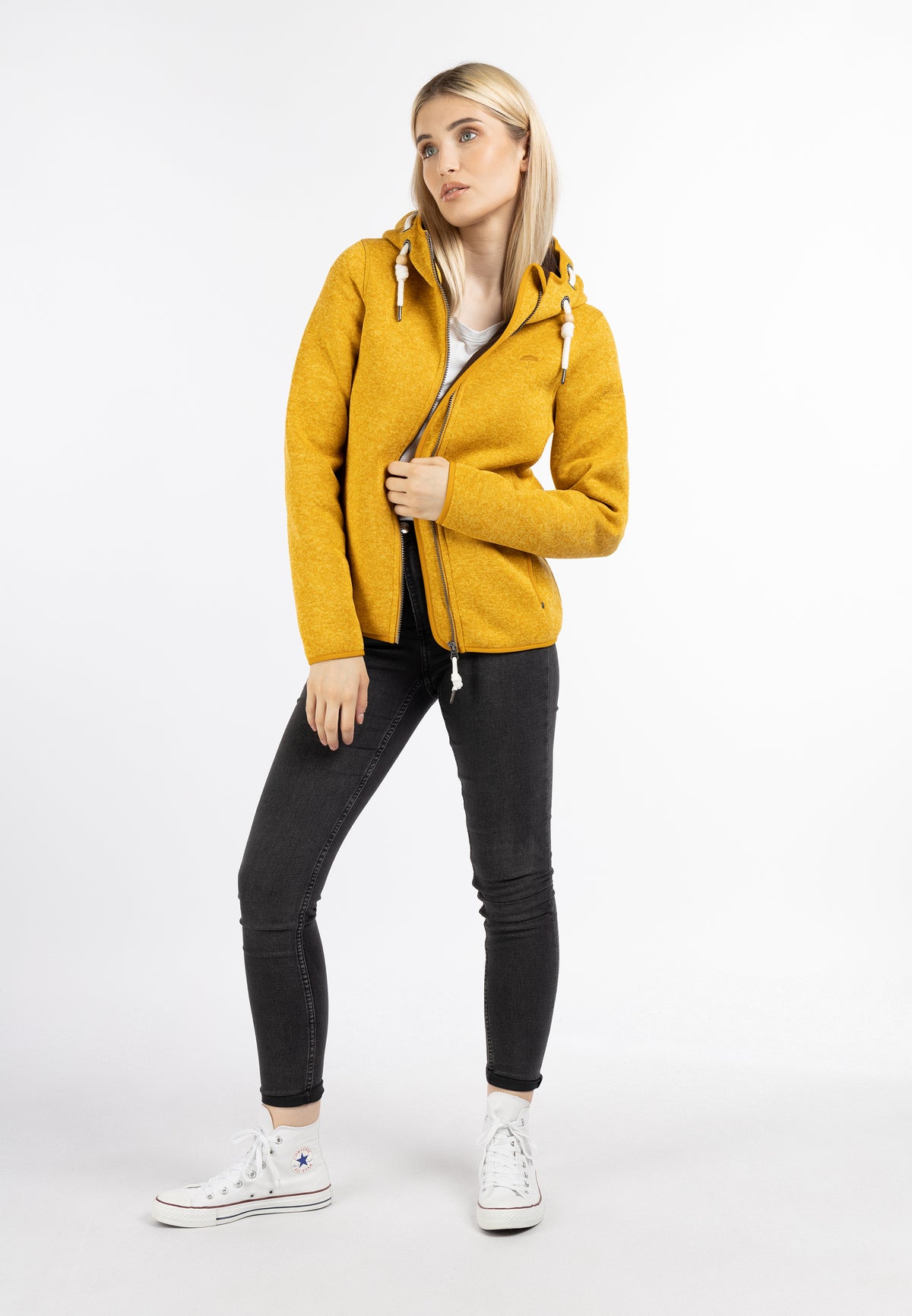 Schmuddelwedda Damen-Strickfleecejacke