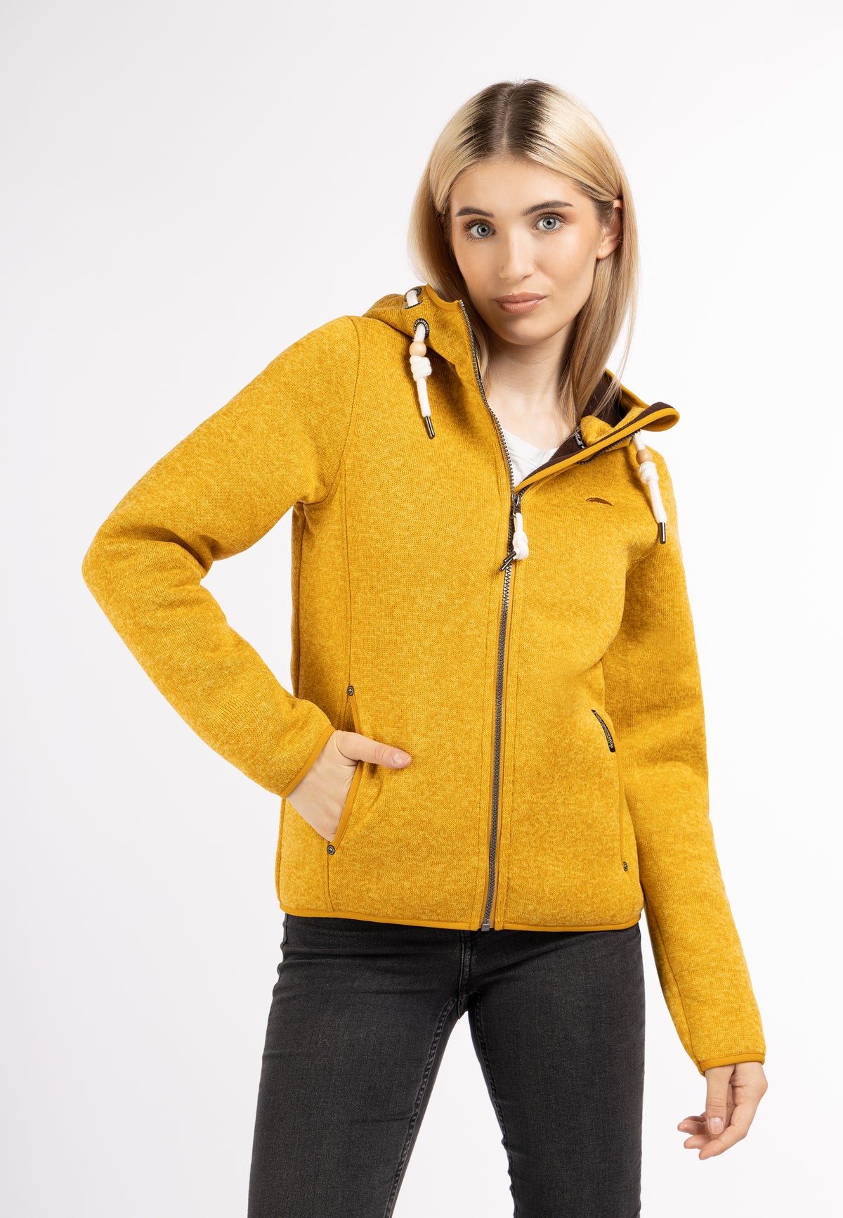 Schmuddelwedda Damen-Strickfleecejacke