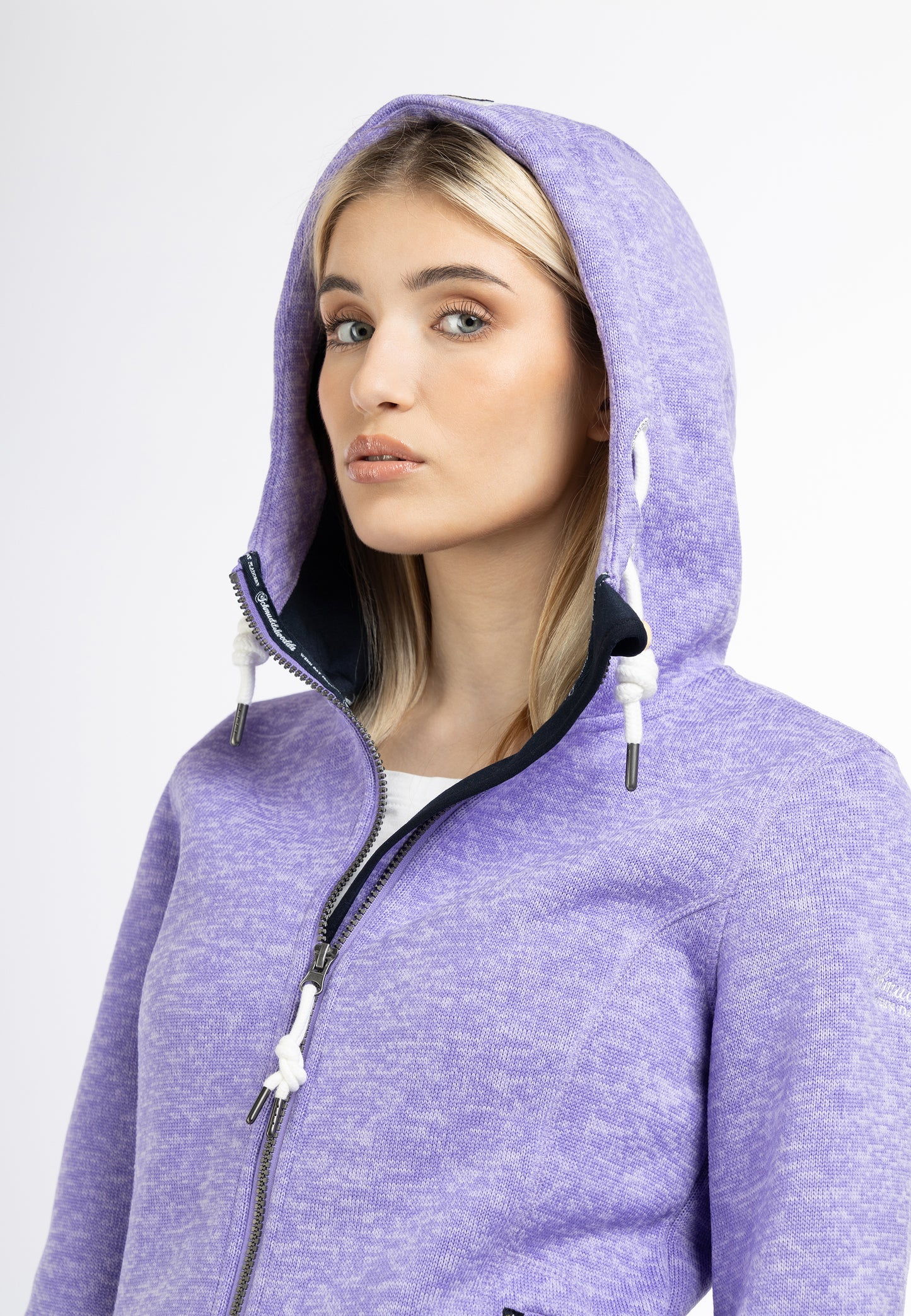 Schmuddelwedda damska dzianinowa kurtka polarowa