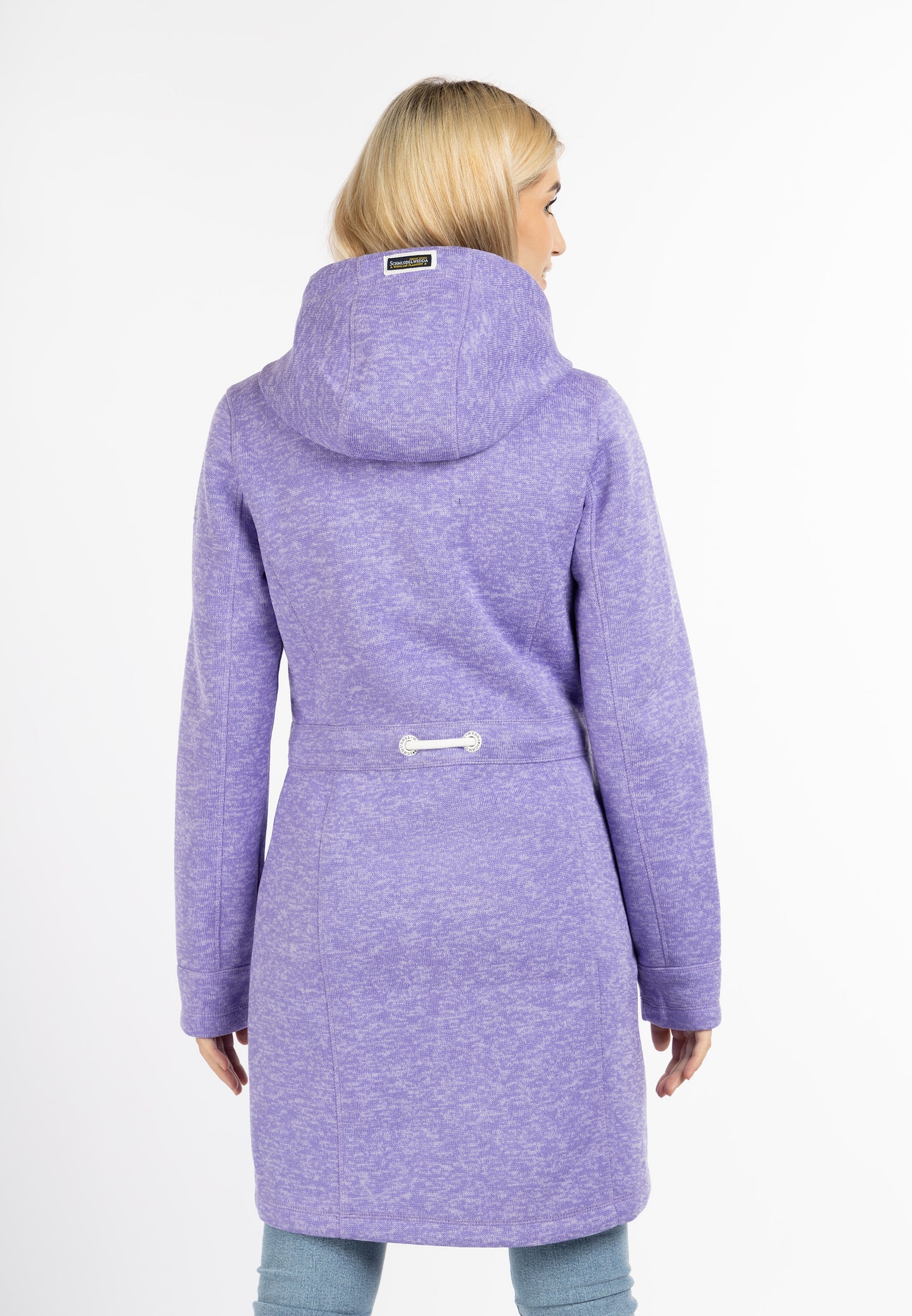 Schmuddelwedda Damen Strickfleece Mantel