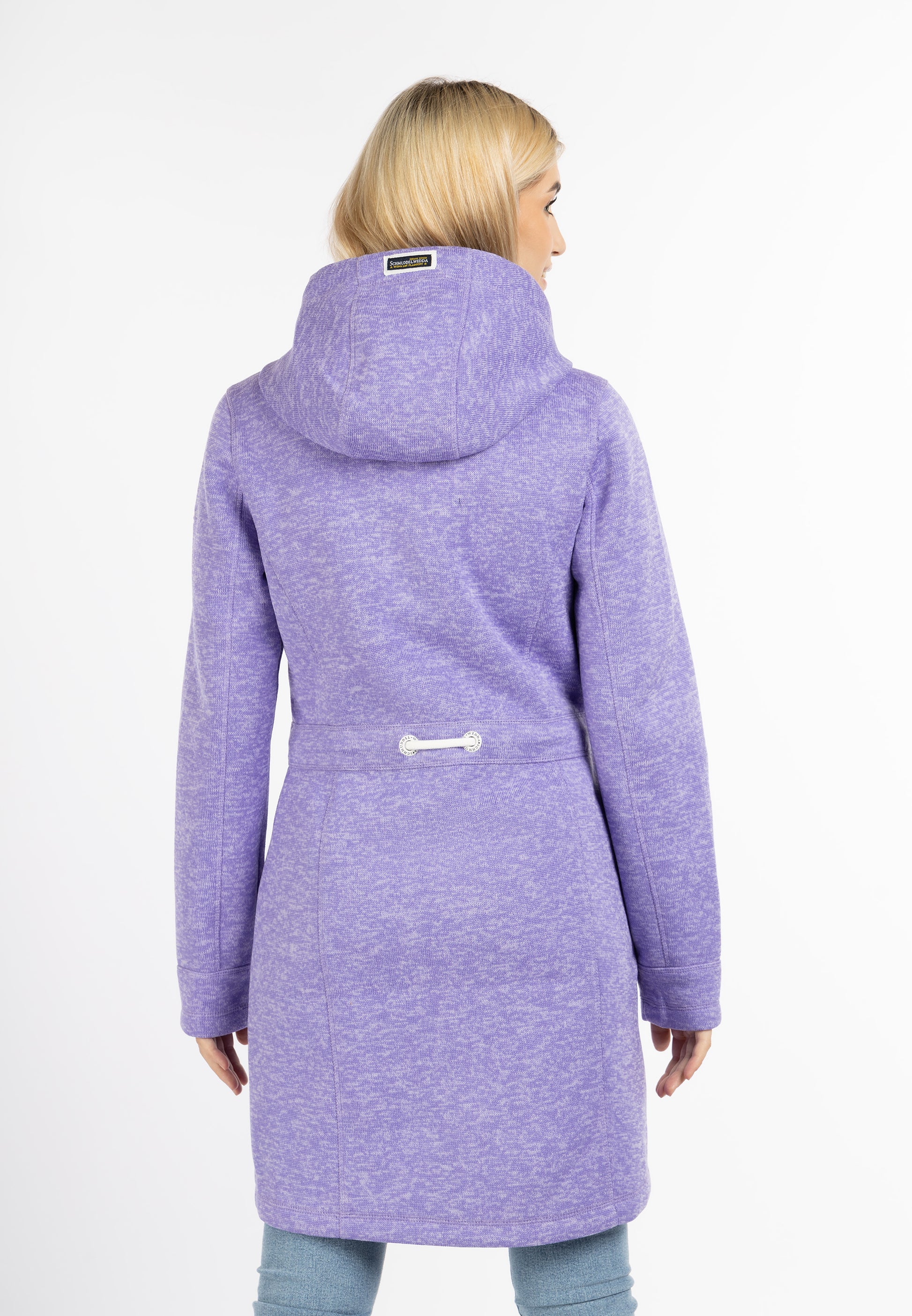 Schmuddelwedda Damen Strickfleece Mantel