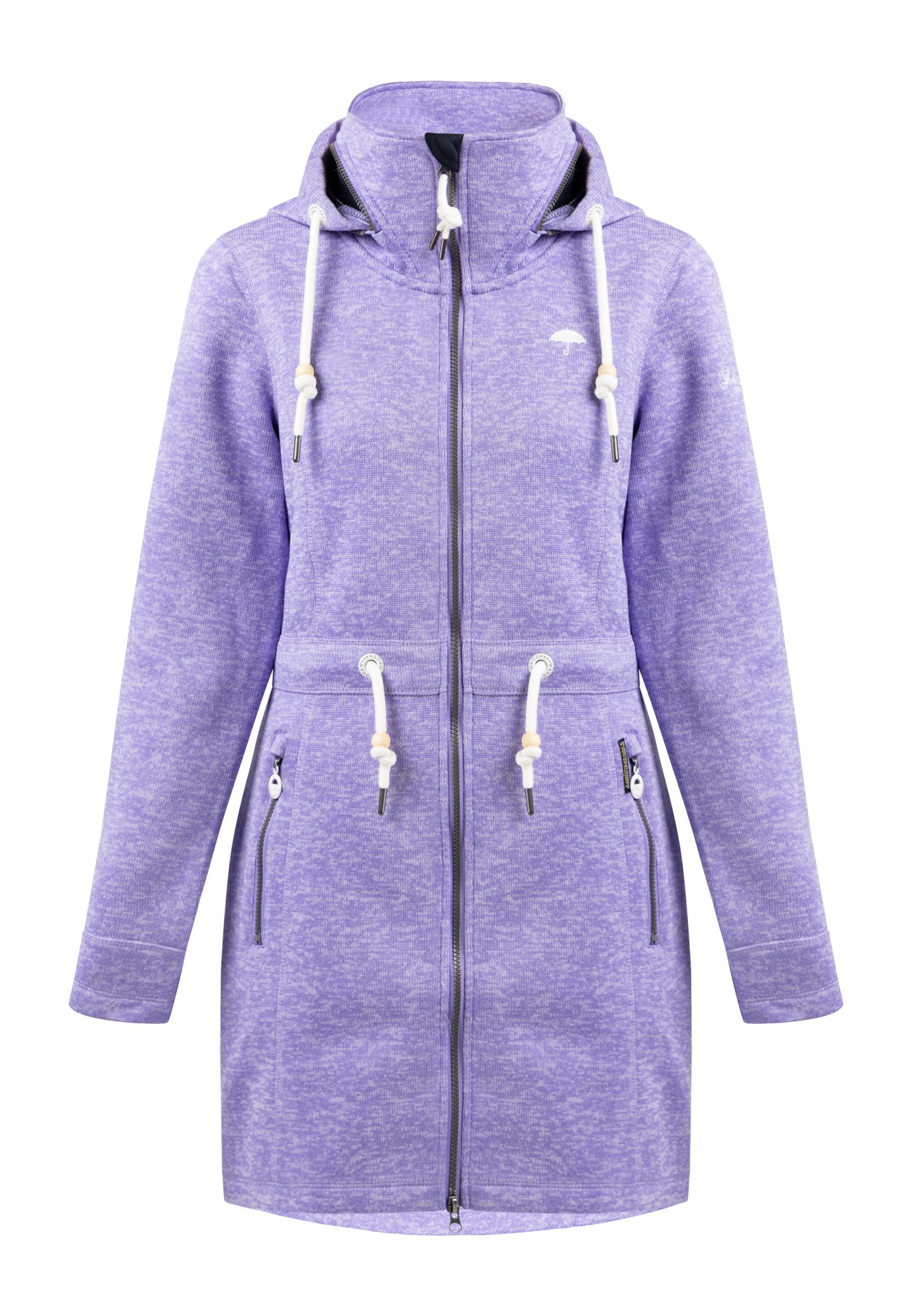 Schmuddelwedda Damen Strickfleece Mantel