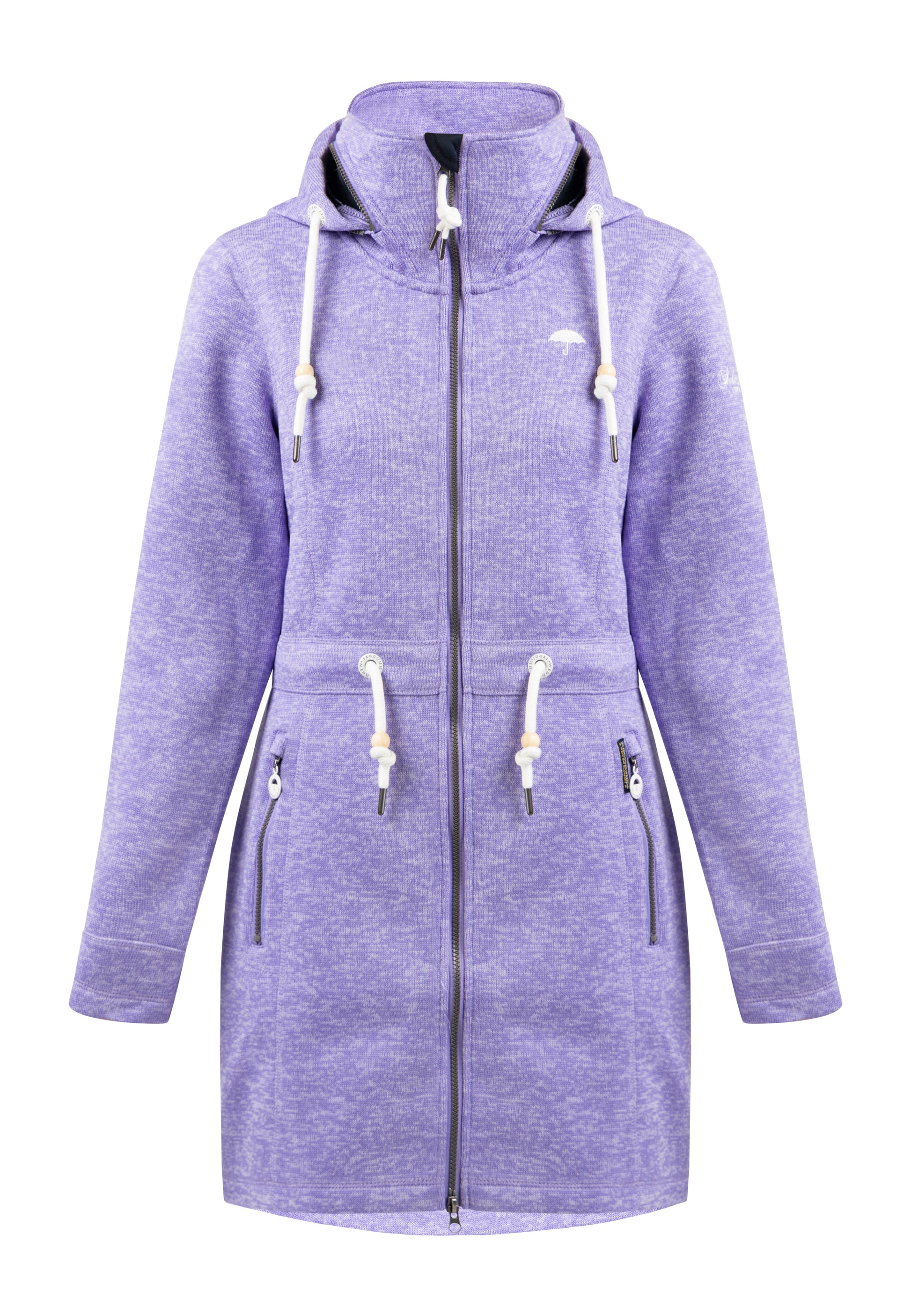 Schmuddelwedda Damen Strickfleece Mantel