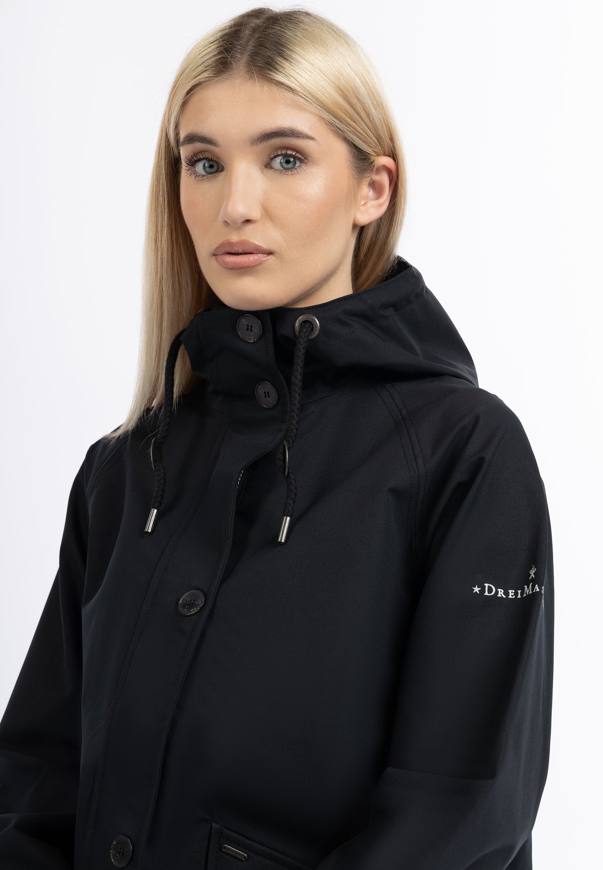 DreiMaster Klassik Women's Regenmantel - recyceltes Material