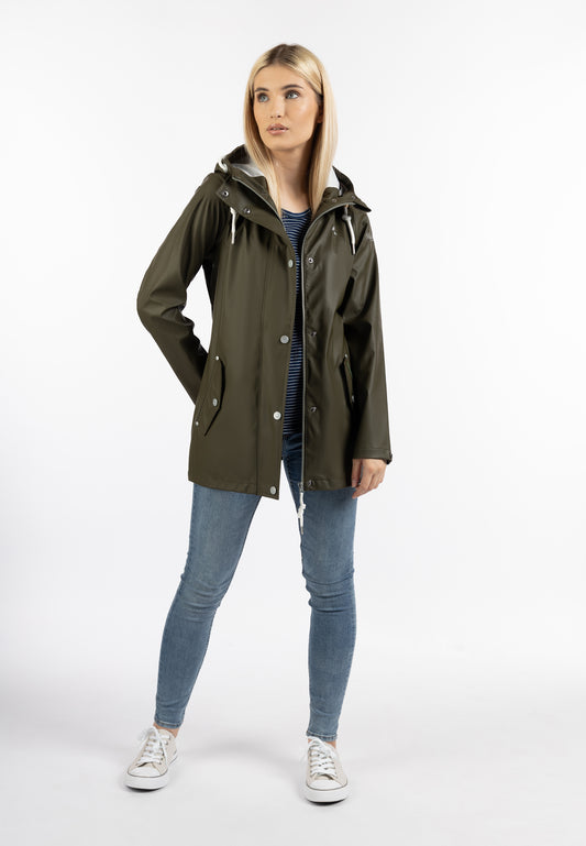 Schmuddelwedda Damen-Regenjacke aus recyceltem Material