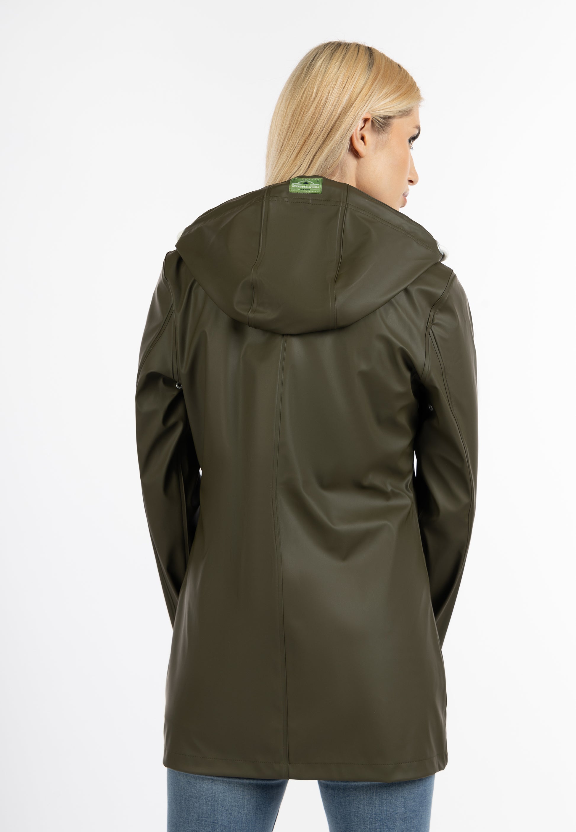 Schmuddelwedda Damen-Regenjacke aus recyceltem Material