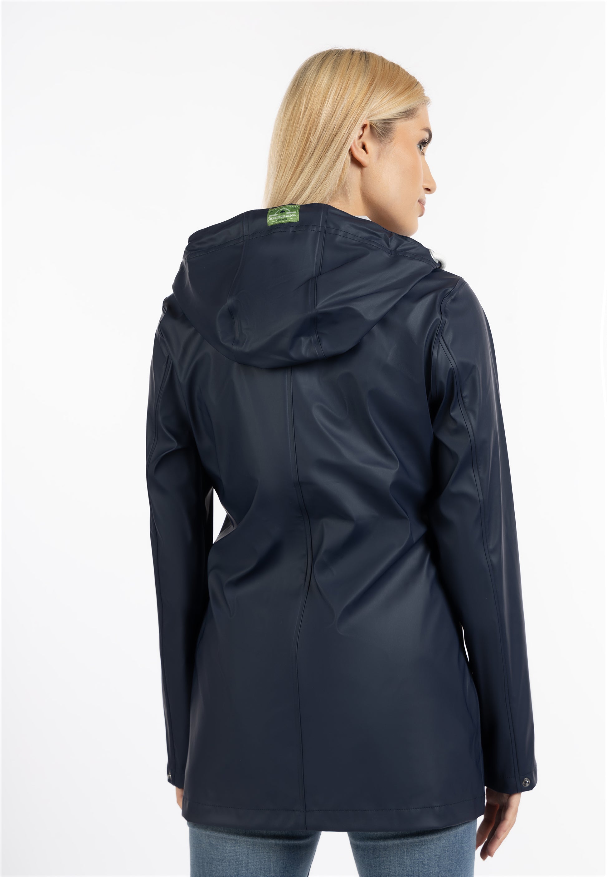 Schmuddelwedda Damen-Regenjacke aus recyceltem Material