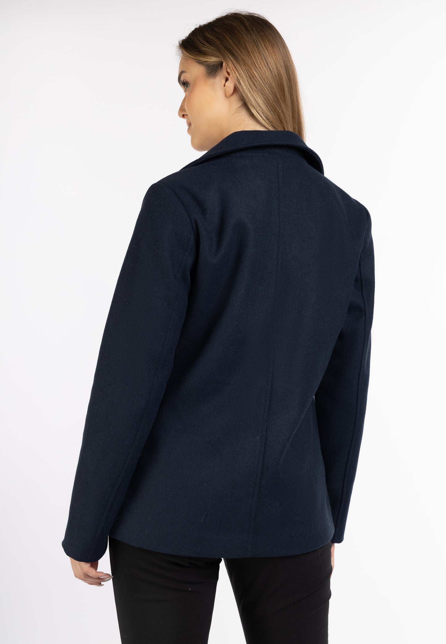 DreiMaster Klassik Women's Transitional Pea Coat Made Of A Wool Blend - Schmuddelwedda Shop