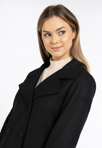 DreiMaster Klassik Women's Transitional Pea Coat Made Of A Wool Blend - Schmuddelwedda Shop