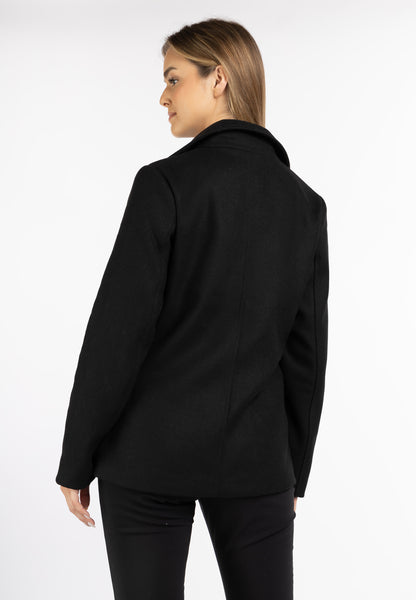 DreiMaster Klassik Women's Transitional Pea Coat Made Of A Wool Blend - Schmuddelwedda Shop