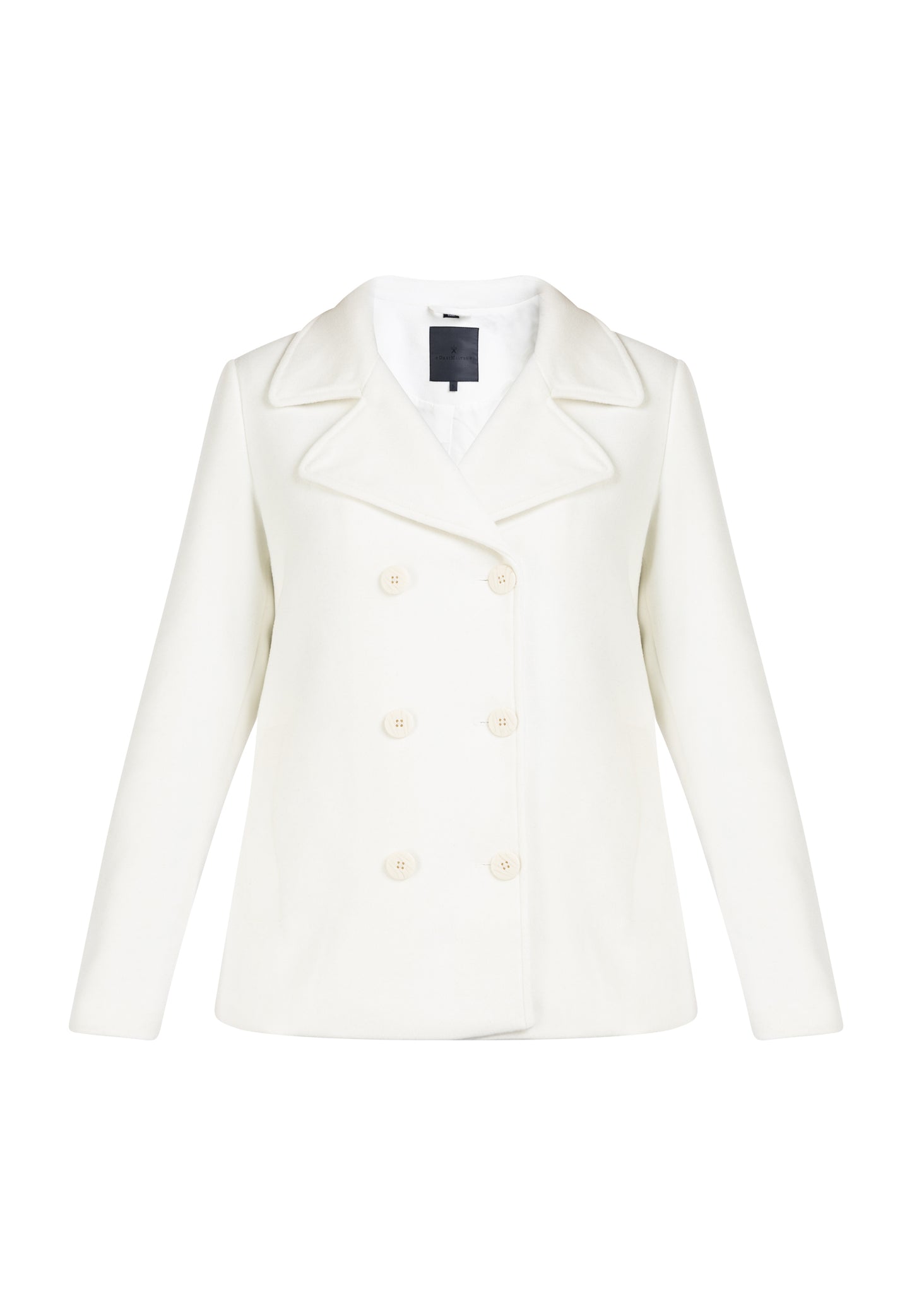 DreiMaster Klassik Women's Transitional Pea Coat Made Of A Wool Blend - Schmuddelwedda Shop