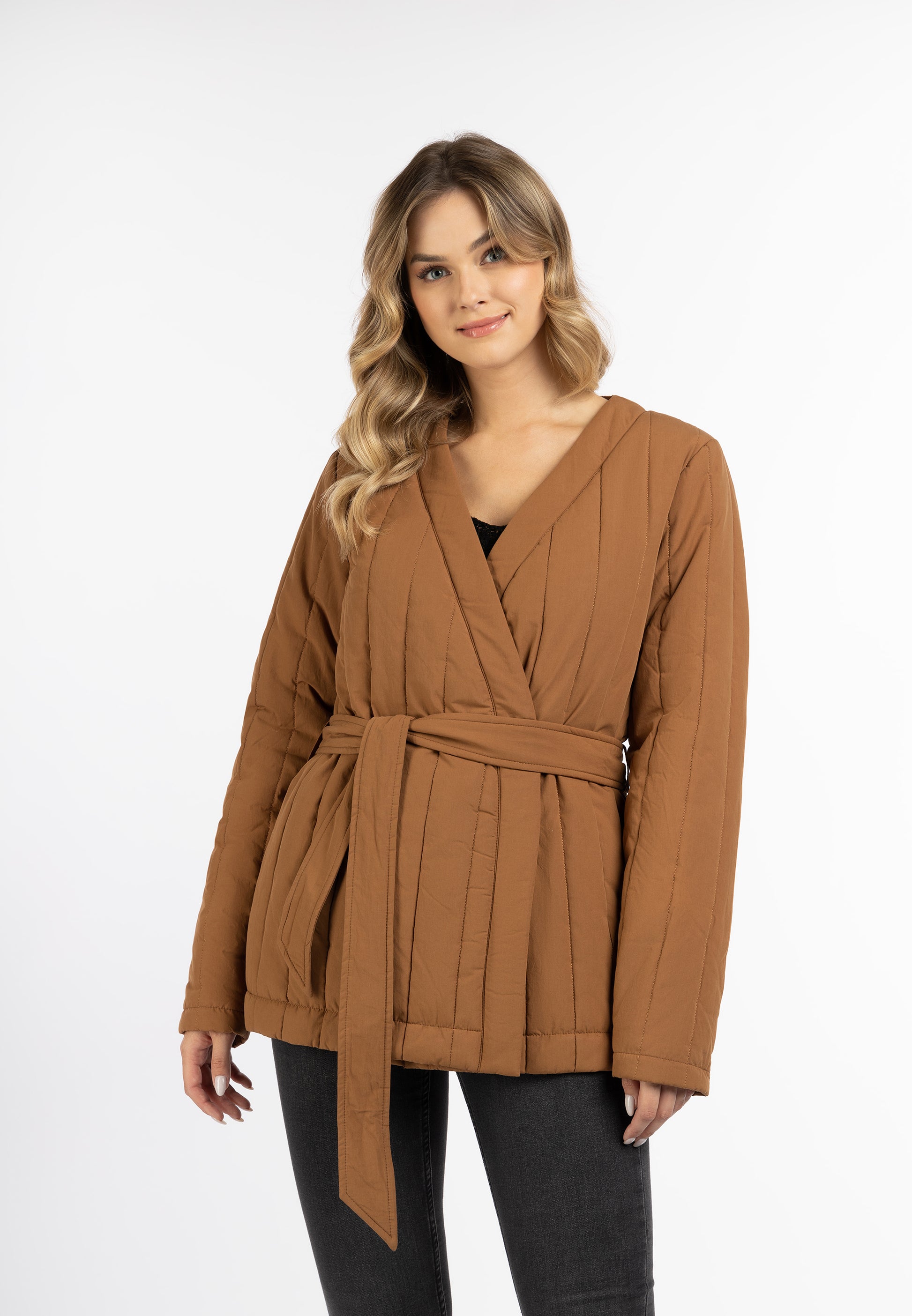 DreiMaster Vintage Damen Baumwolljacke mit leichter Polsterung