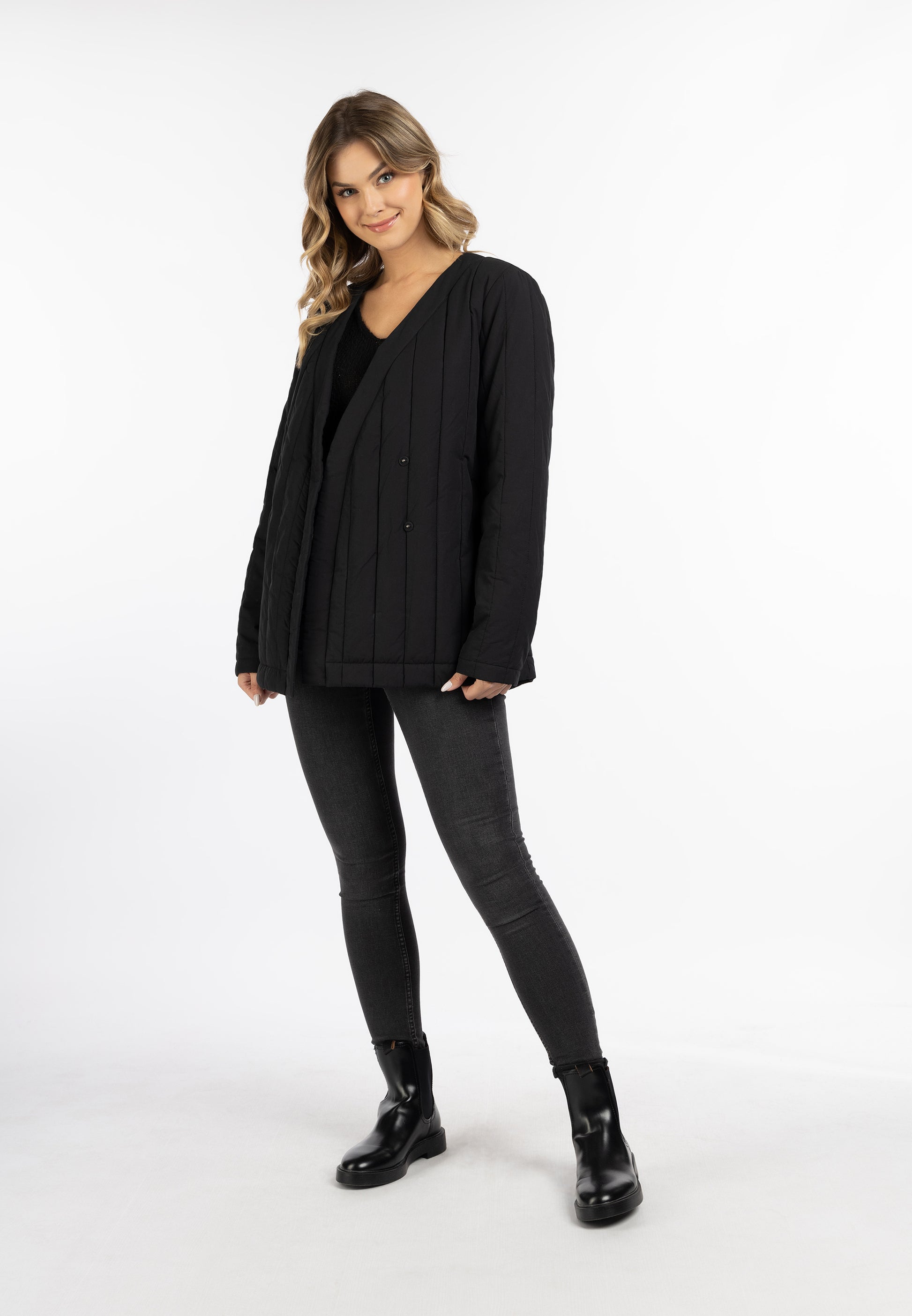 DreiMaster Vintage Damen Baumwolljacke mit leichter Polsterung