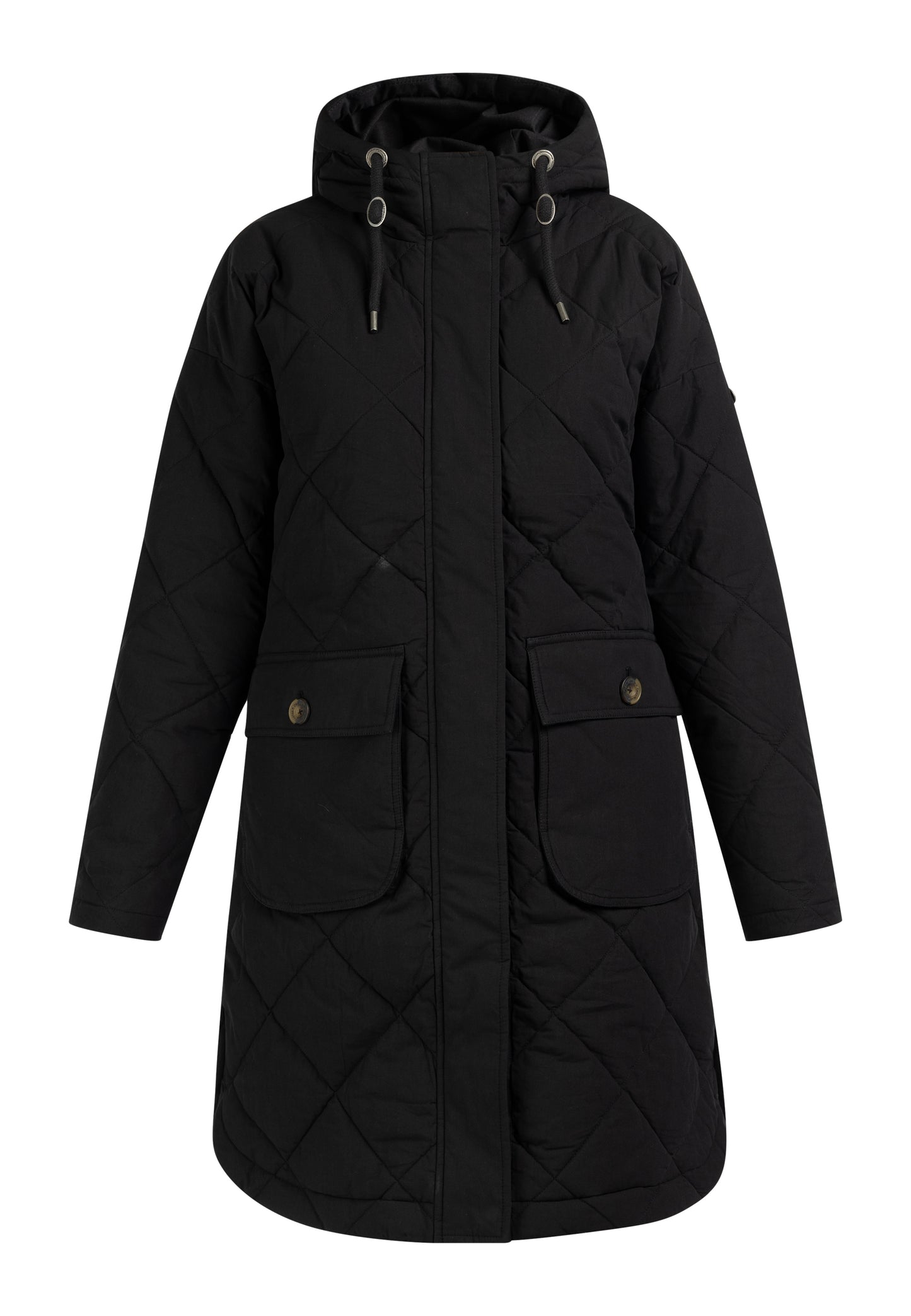 DreiMaster Vintage Damen Baumwollmantel mit leichter Polsterung