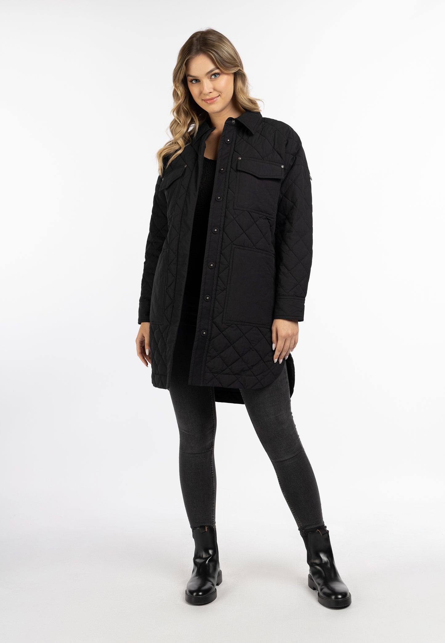 DreiMaster Vintage Damen Baumwolljacke mit leichter Polsterung