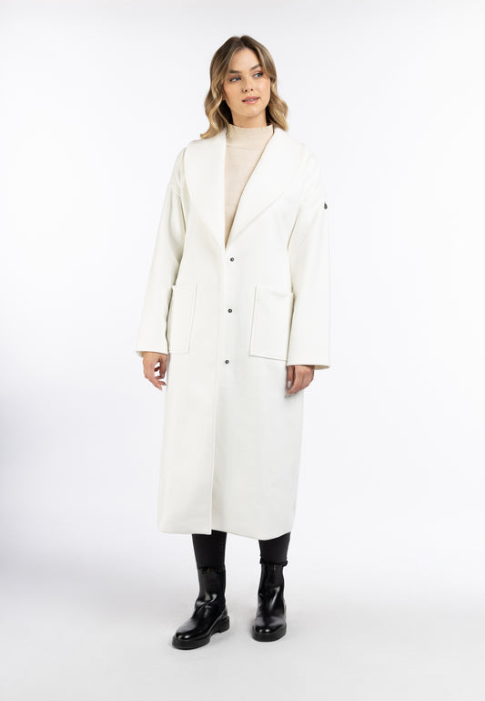 DreiMaster Vintage Damen Übergangsmantel aus Wollmischung