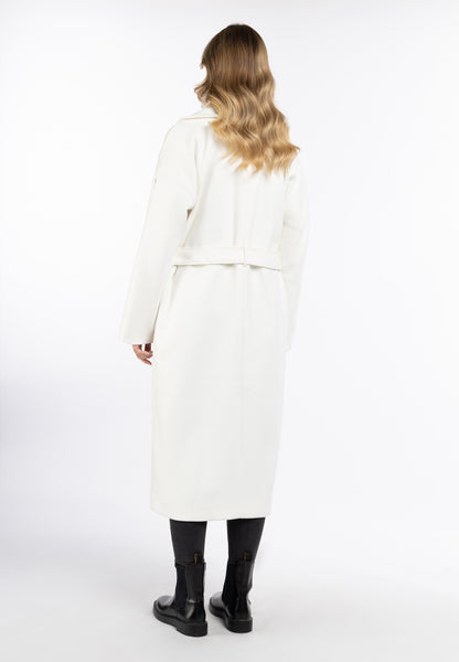 DreiMaster Vintage płaszcz przejściowy damski wykonany z mieszanki wełny