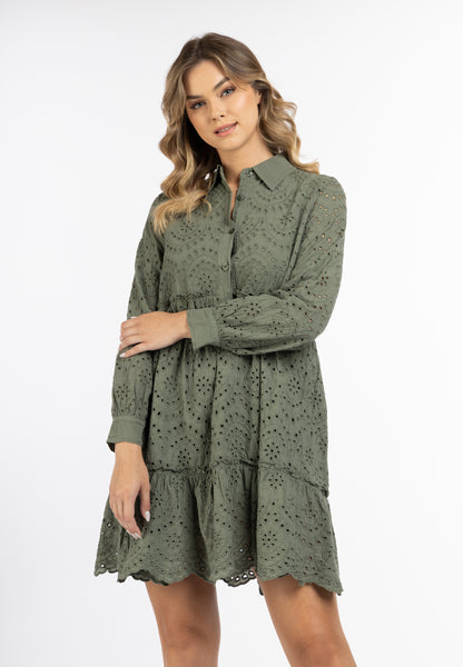 DreiMaster Vintage Damen-Blusenkleid