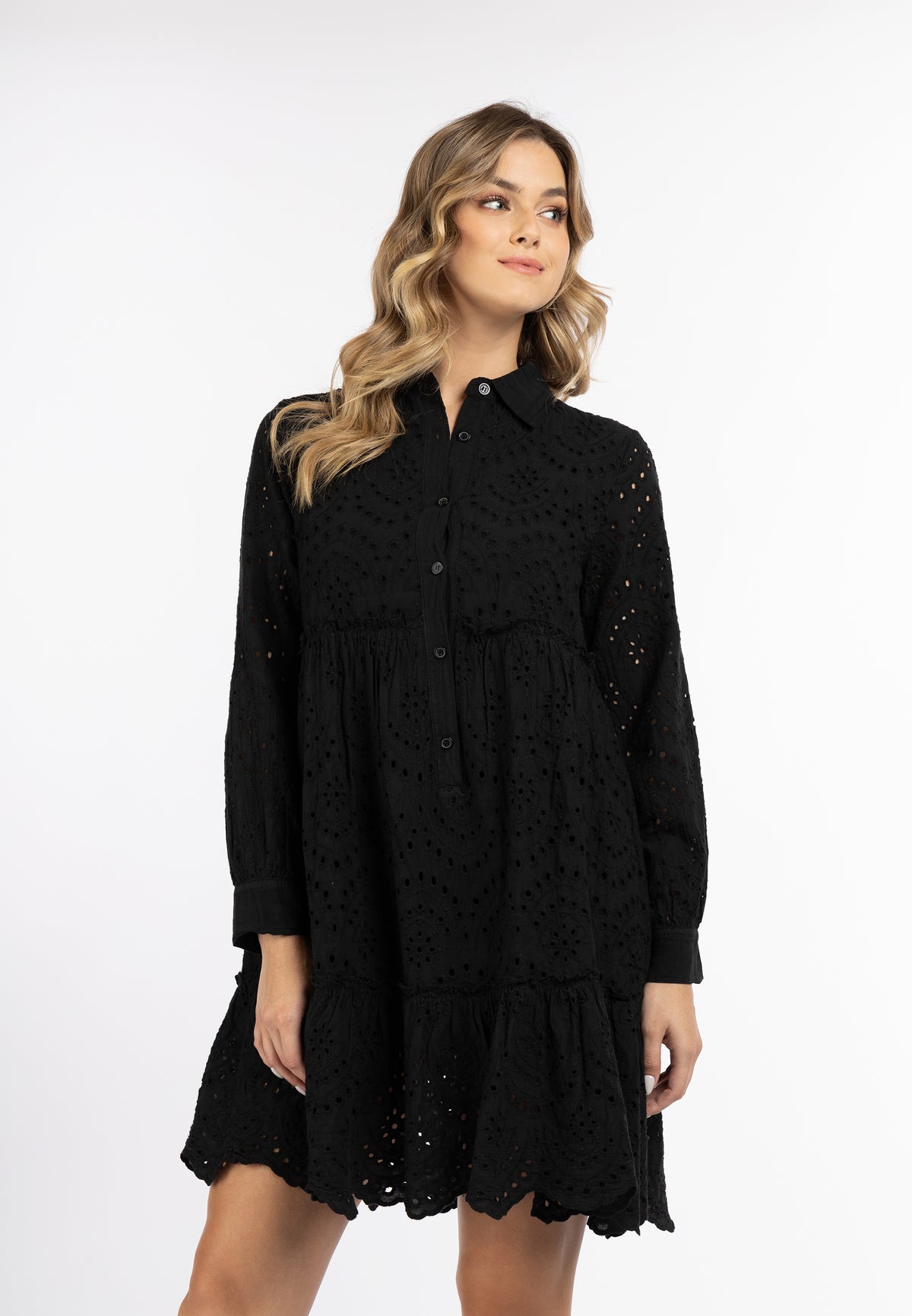 DreiMaster Vintage Damen-Blusenkleid