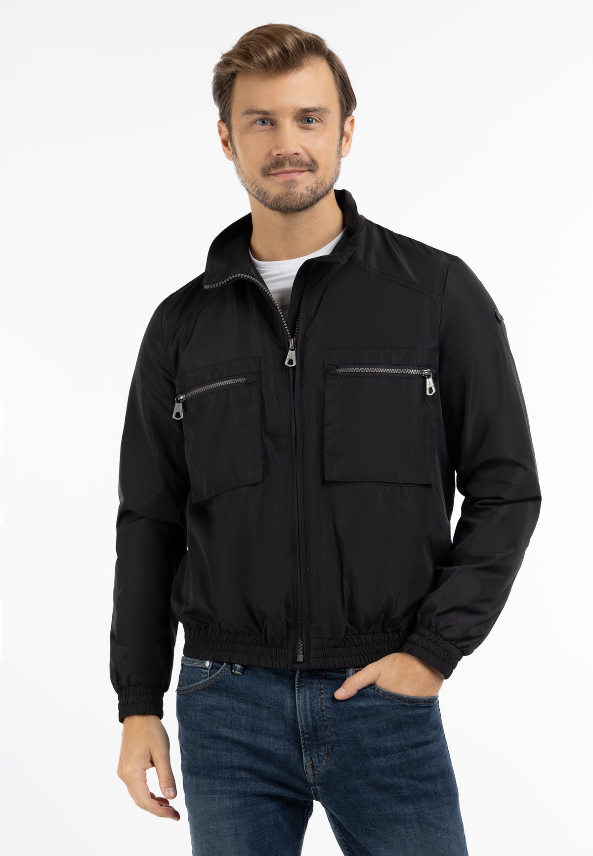 DreiMaster Maritim Men's Übergangsjacke - recyceltes Material
