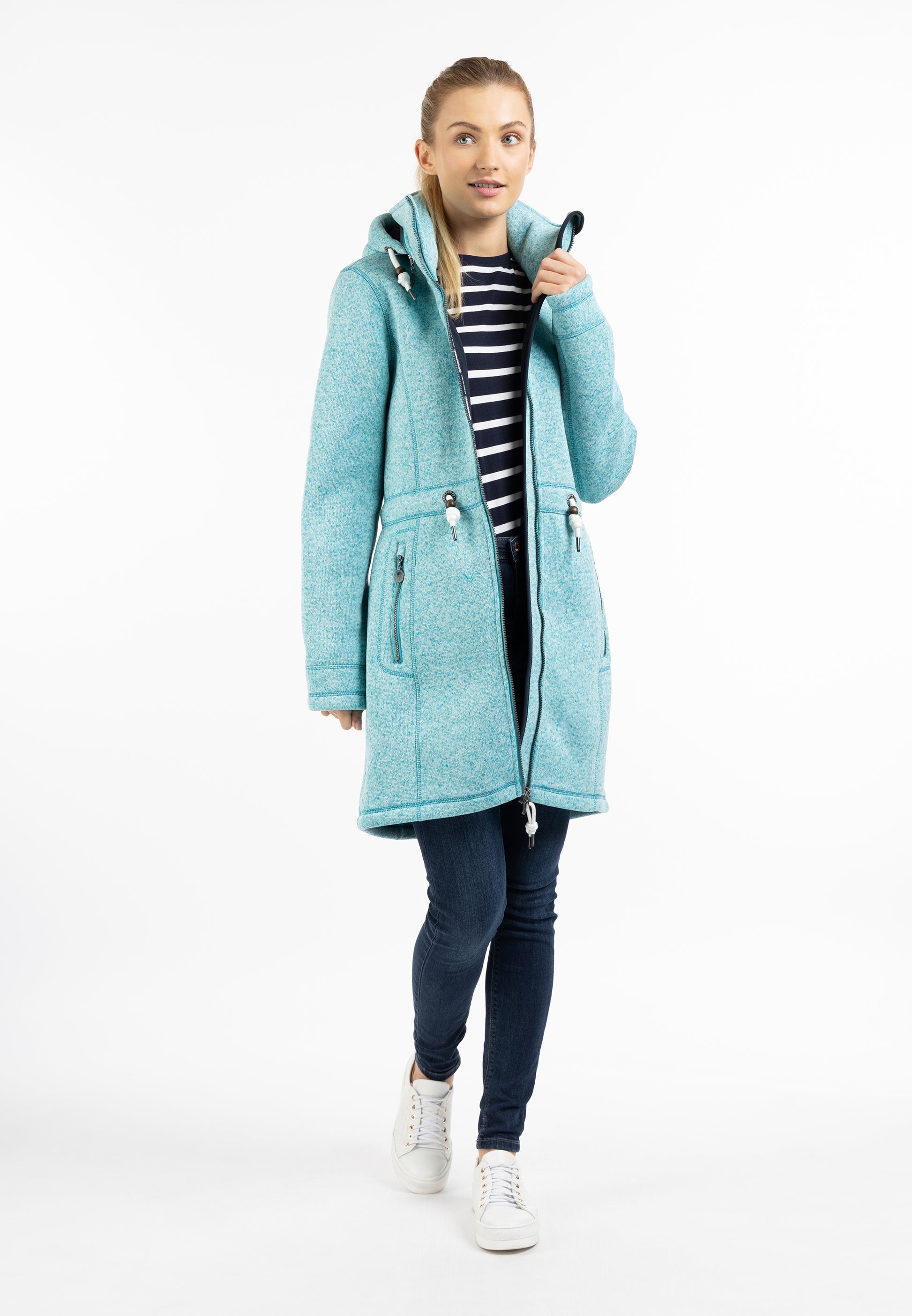 Schmuddelwedda Women's Knit Fleece Coat - Schmuddelwedda Shop