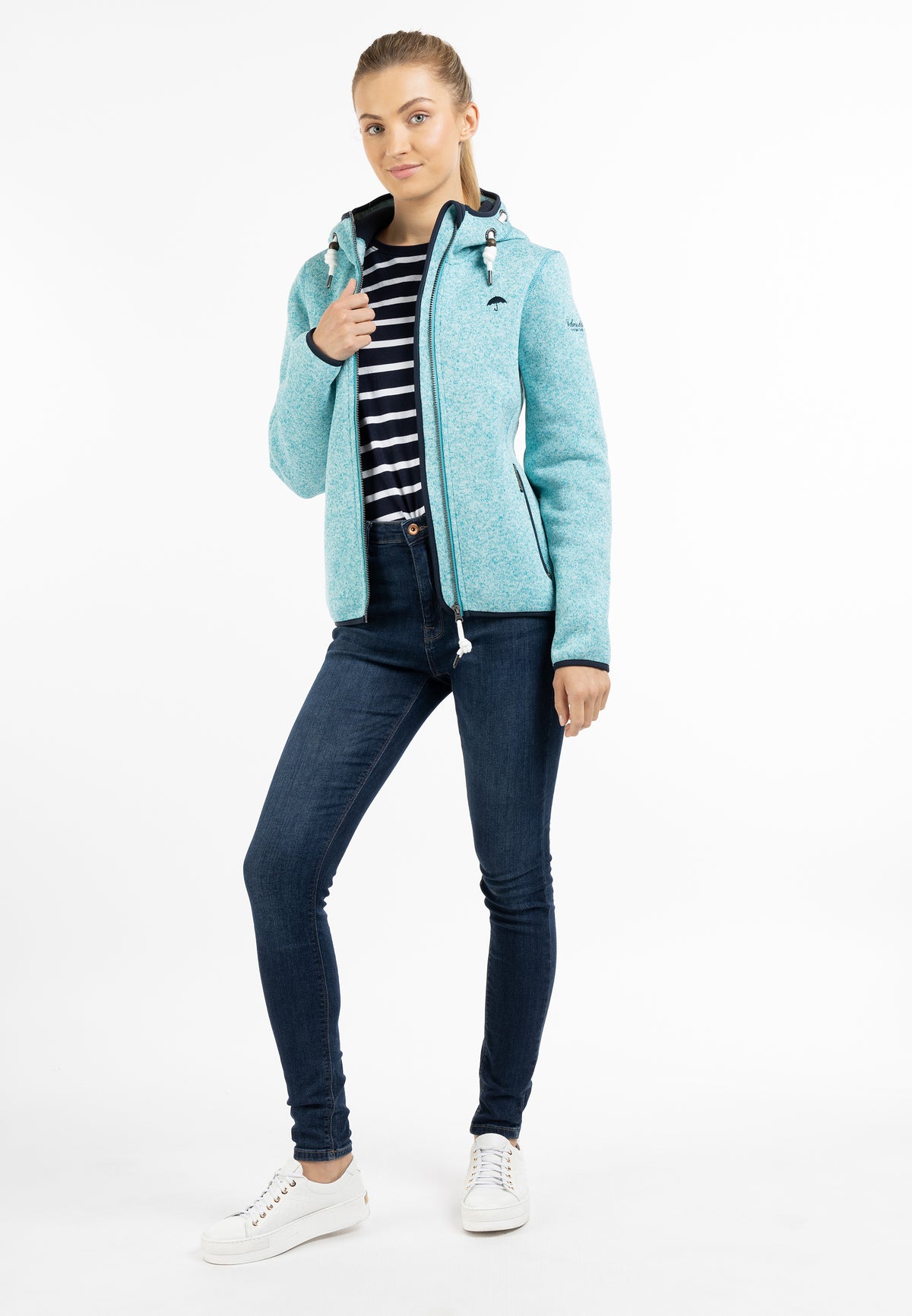 Schmuddelwedda Damen-Strickfleecejacke