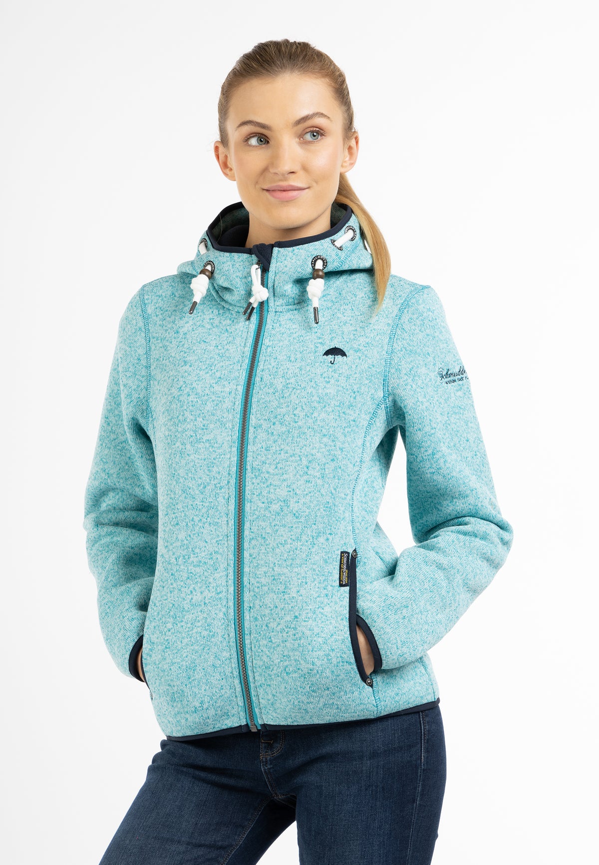 Schmuddelwedda Damen-Strickfleecejacke