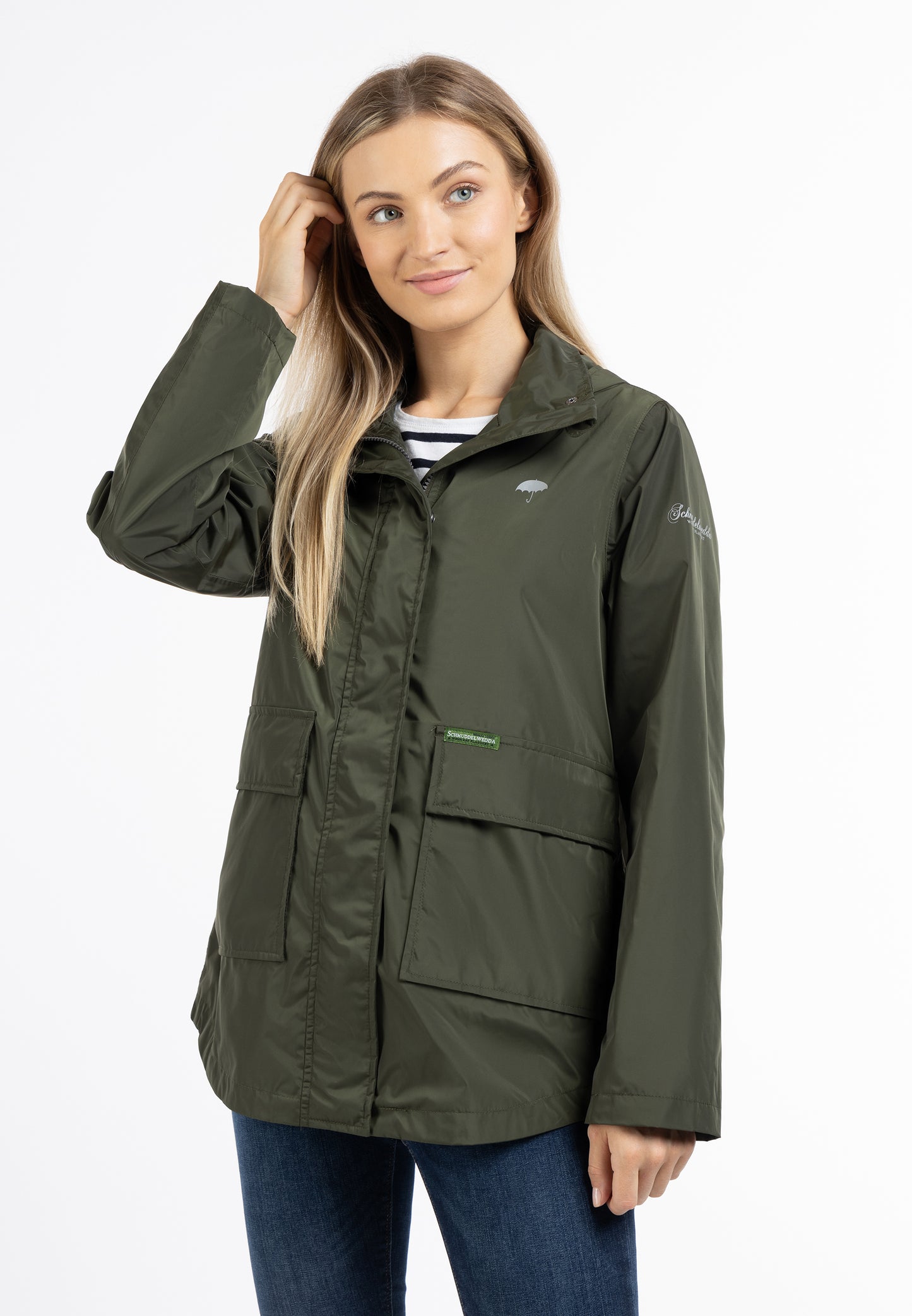 Schmuddelwedda Women's Rain Jacket Recycled Material Schmuddelwedda