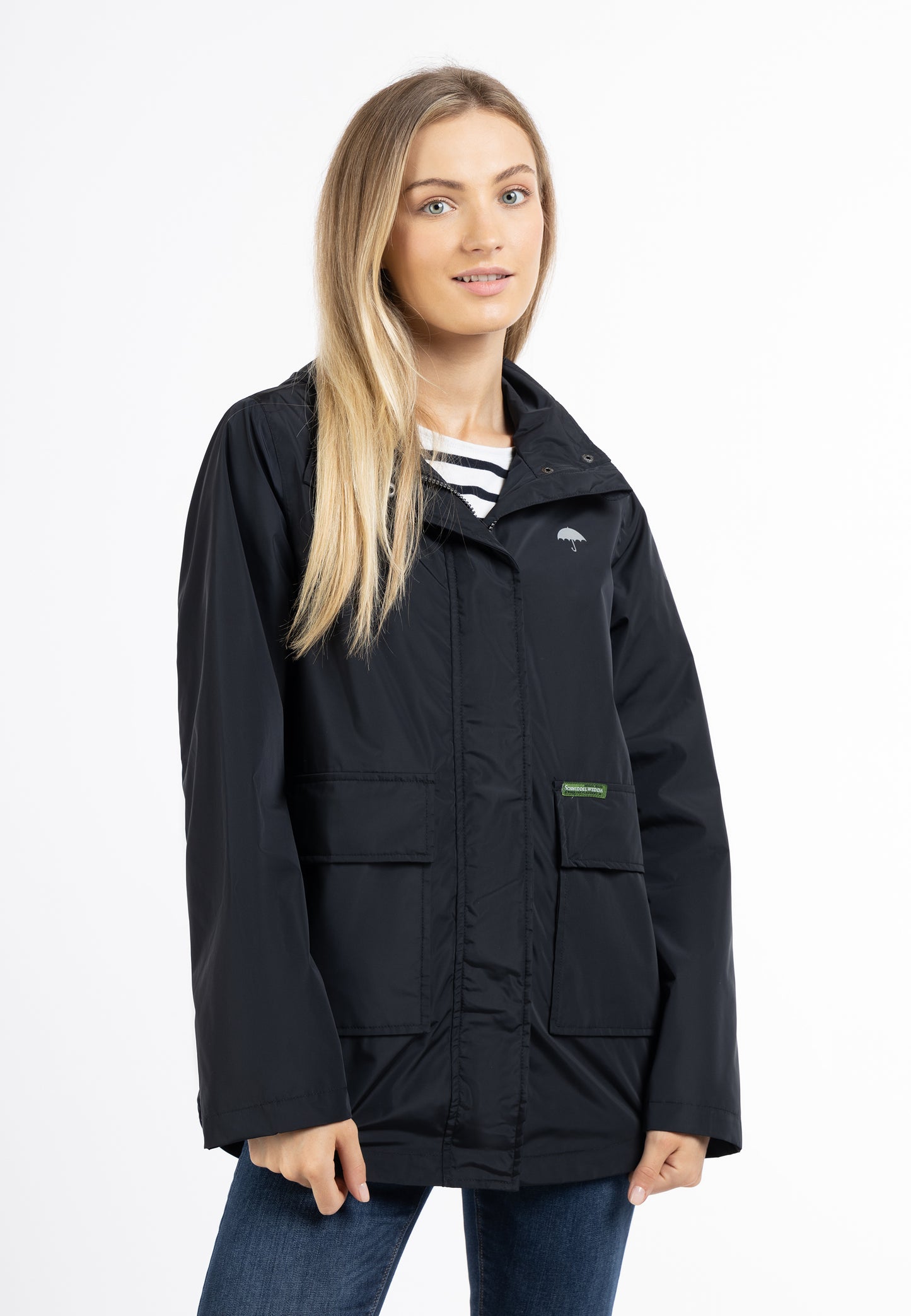 Schmuddelwedda Women's Rain Jacket Recycled Material Schmuddelwedda