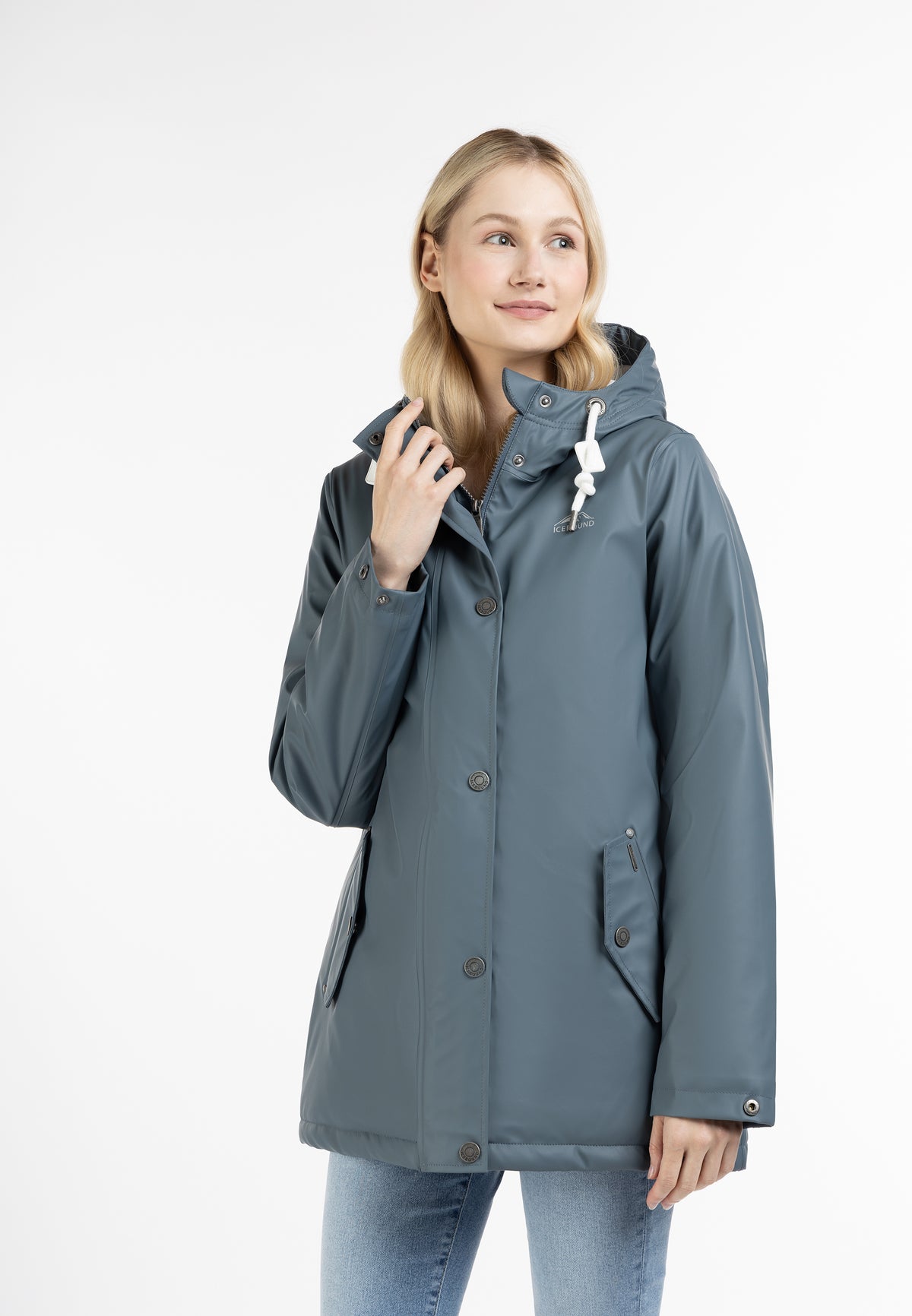 ICEBOUND Women's Wattierte Regenjacke