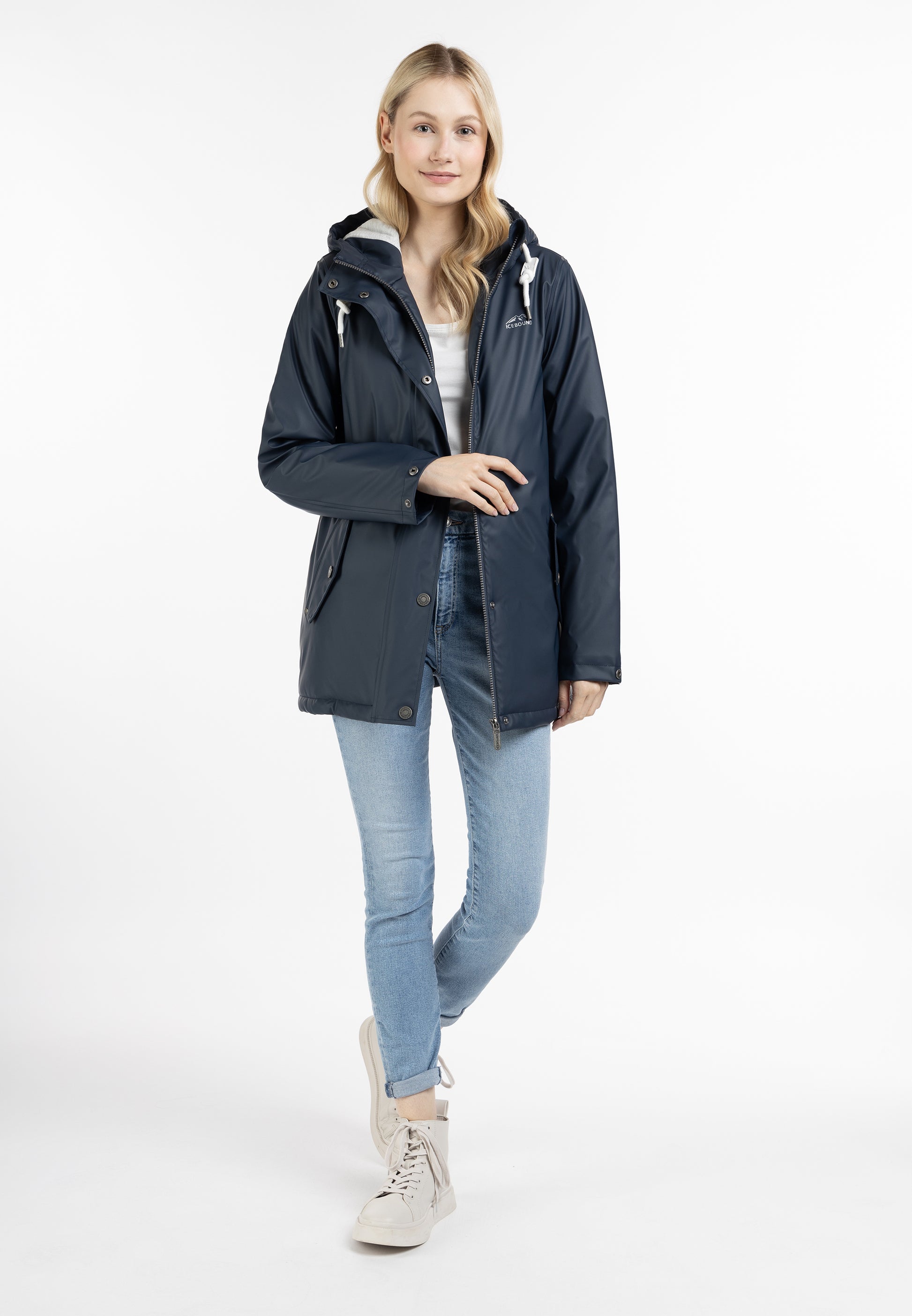 Wattierte Regenjacke