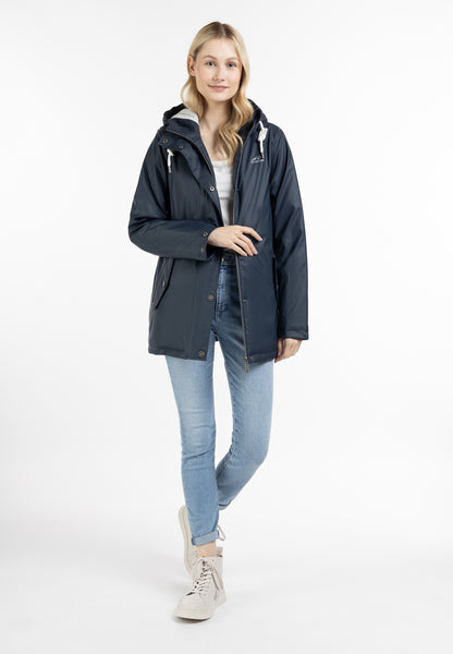 Wattierte Regenjacke