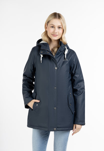 Wattierte Regenjacke