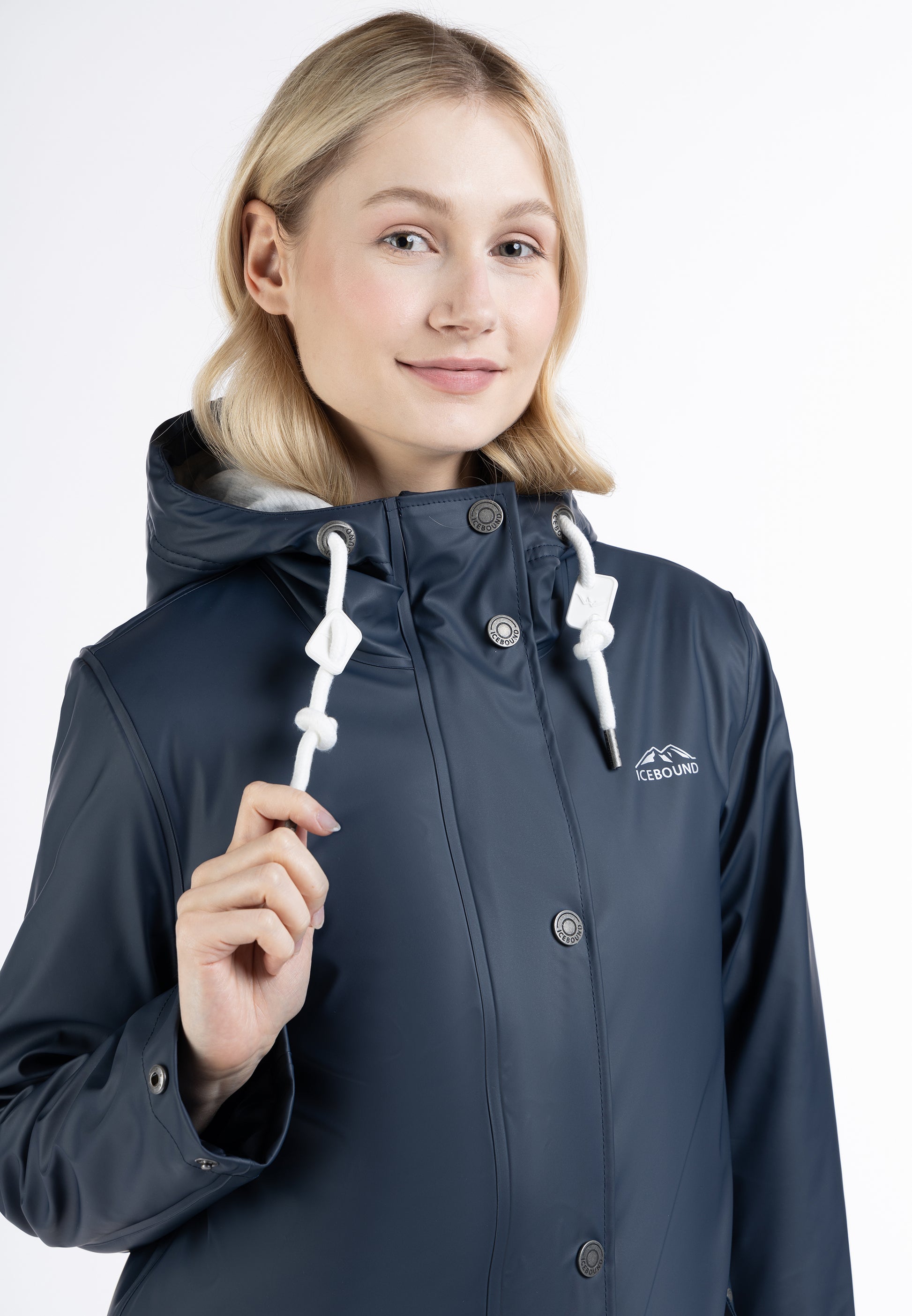 Wattierte Regenjacke
