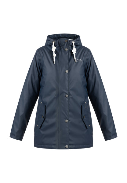 Wattierte Regenjacke