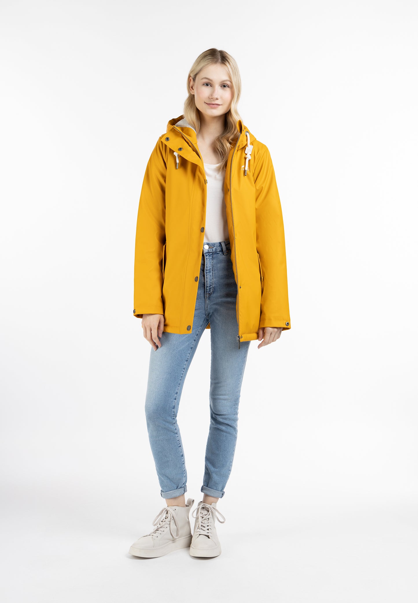 Wattierte Regenjacke