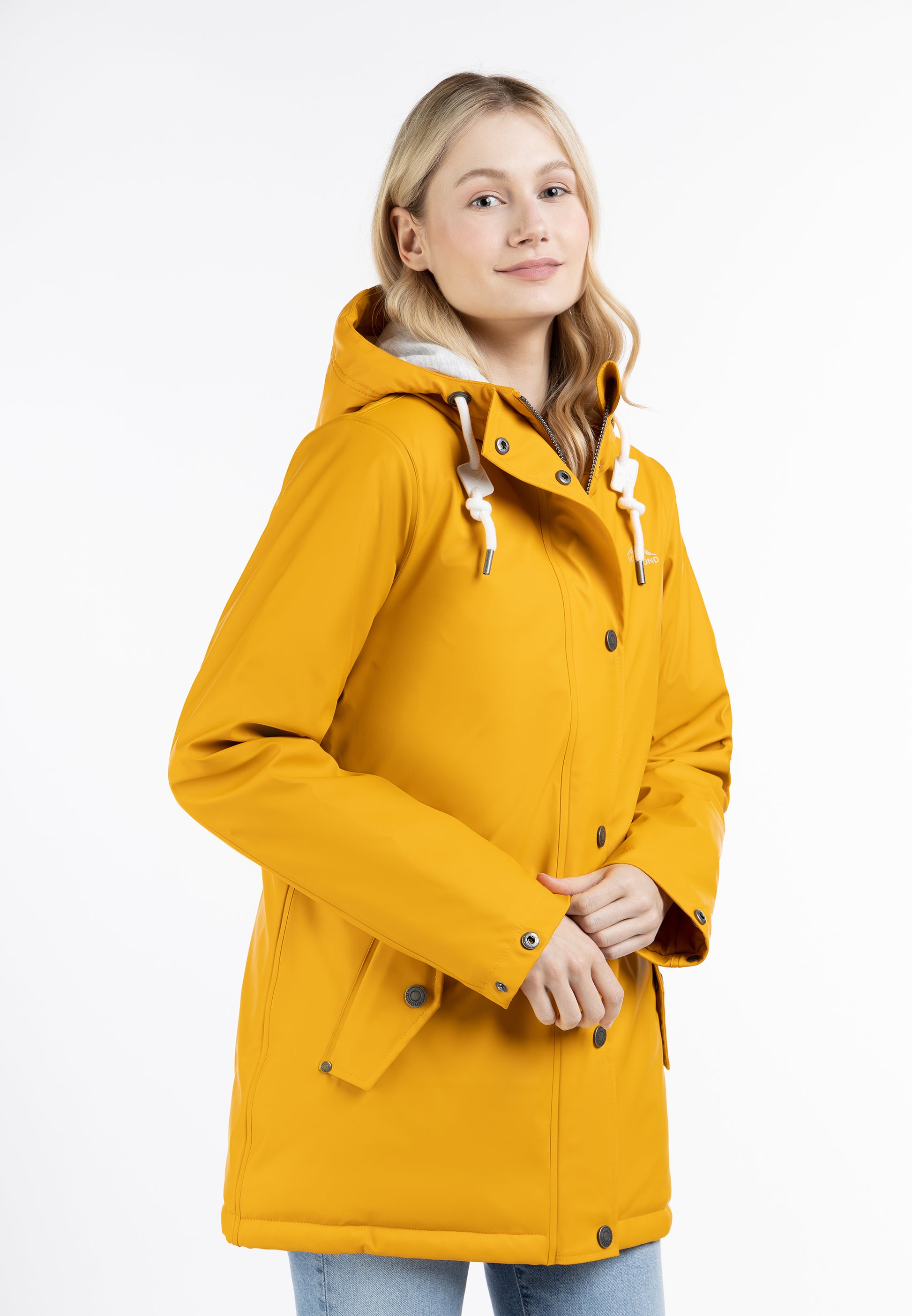 Wattierte Regenjacke