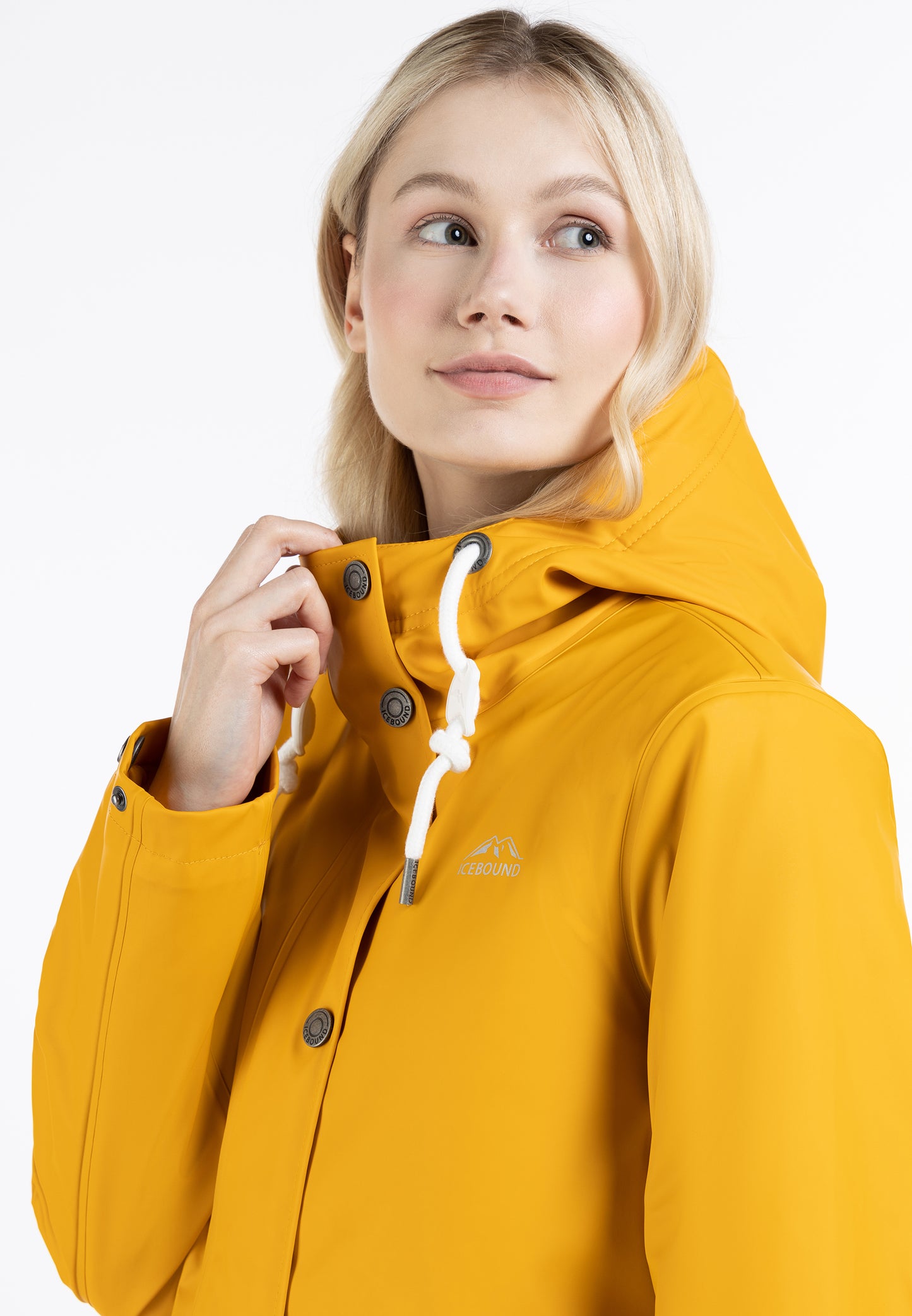 Wattierte Regenjacke